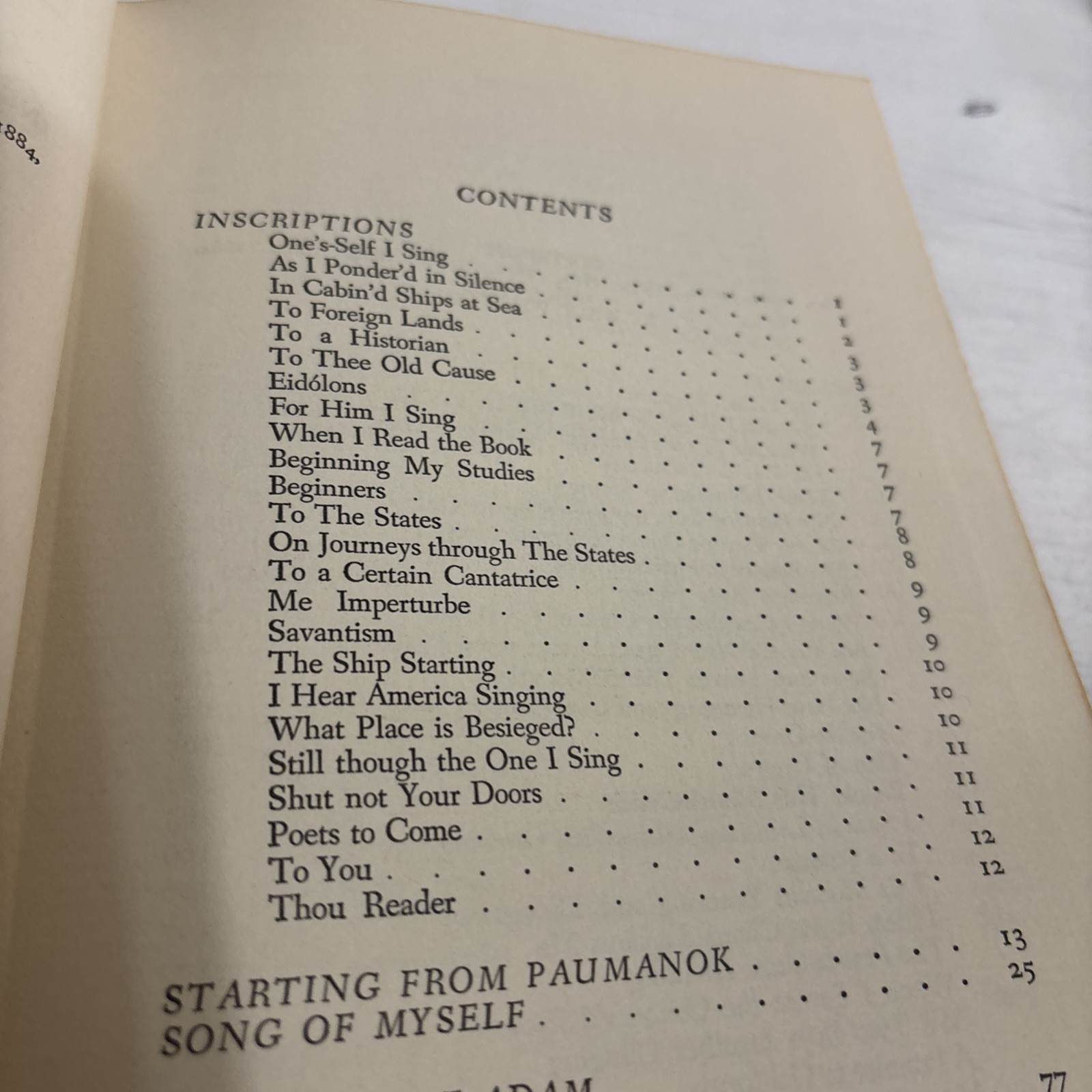 Leaves of Grass by Walt Whitman 1926 HC International Collectors Library