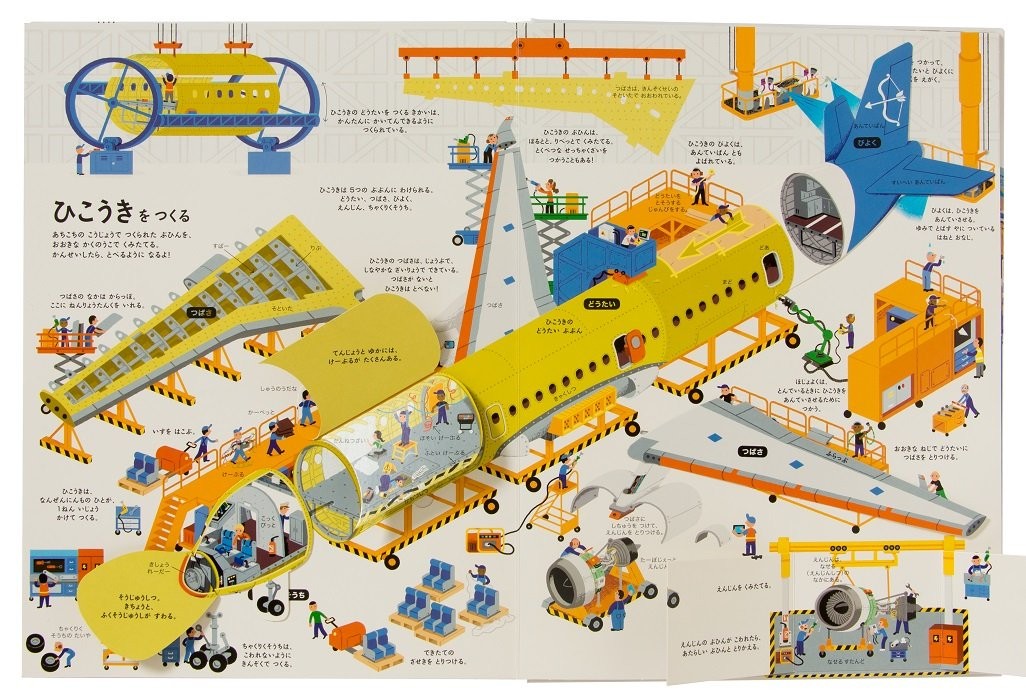 Construction Site Lift the Flap Picture Book Japanese Edition Kids Book New