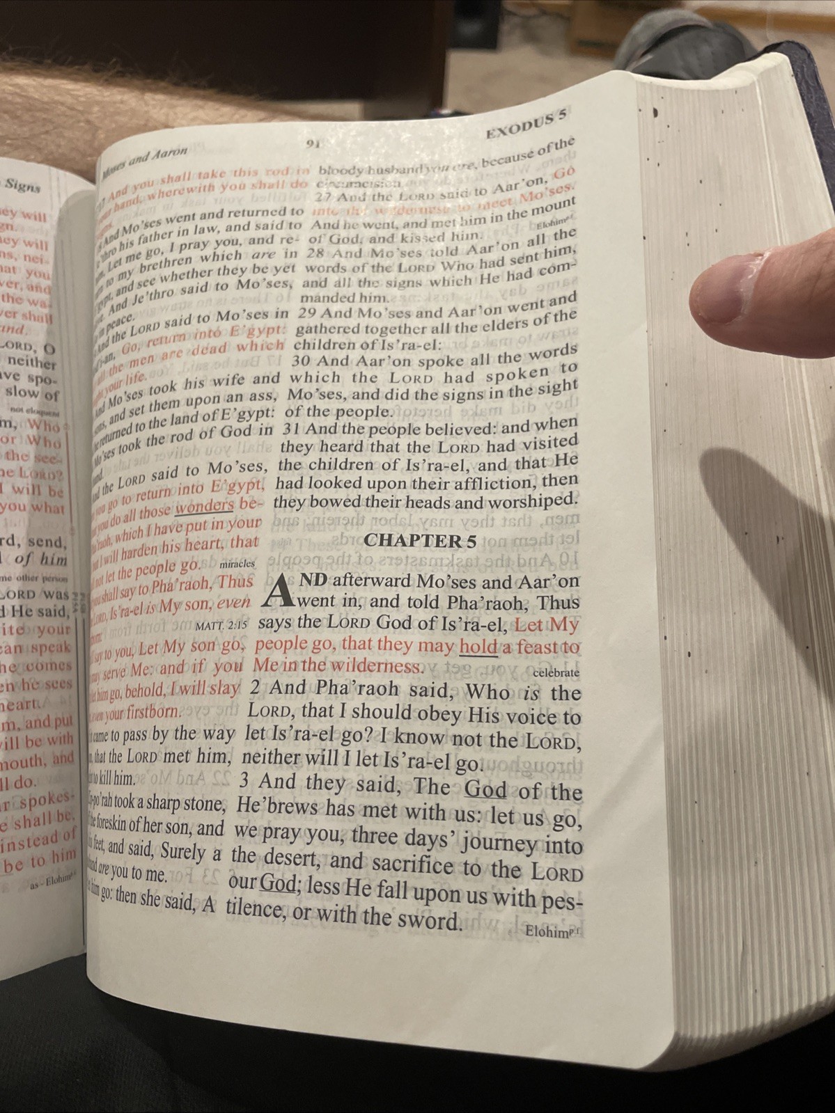 Word of God KJV (Purple) Large Print Easy Reading Margin Edition 1999