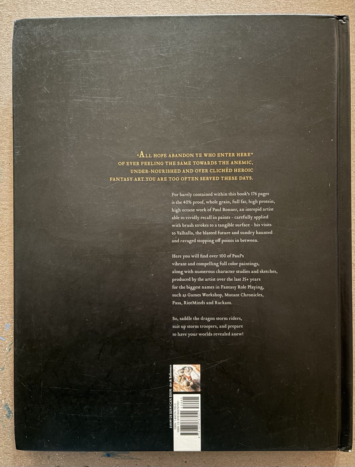 The Art of Paul Bonner First Edition 2007 Hardcover Book