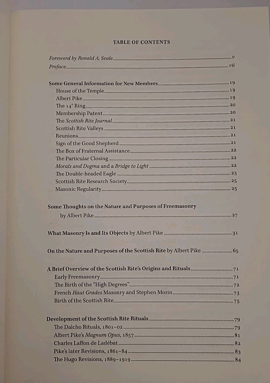 SCOTTISH RITE RITUAL MONITOR AND GUIDE By Arturo De Hoyos FIRST EDITION