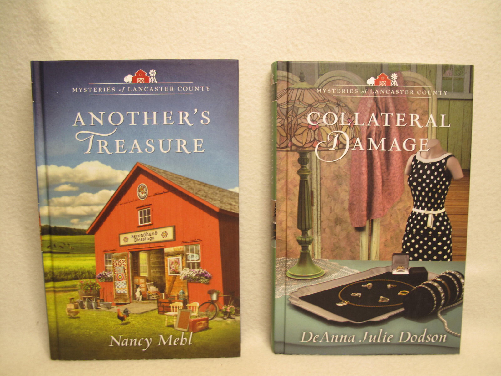 Lot Of 7 Books~Christian~Guideposts~Mysteries of Lancaster Co.~Modern~Amish~HD