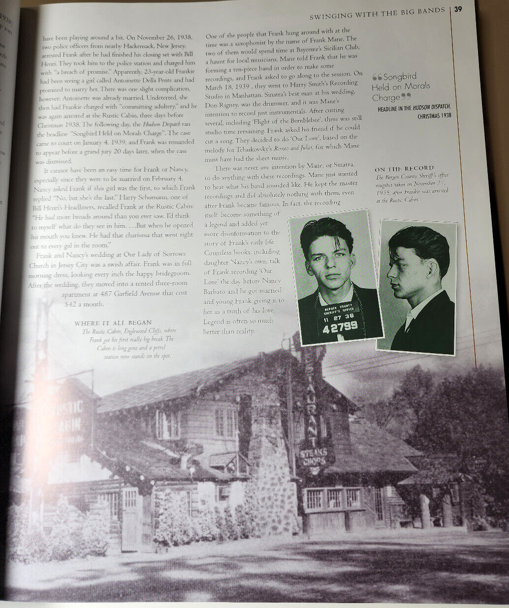 SINATRA The 20th Century’s Greatest Vocalist 360 Pages + Many Photos of His Life