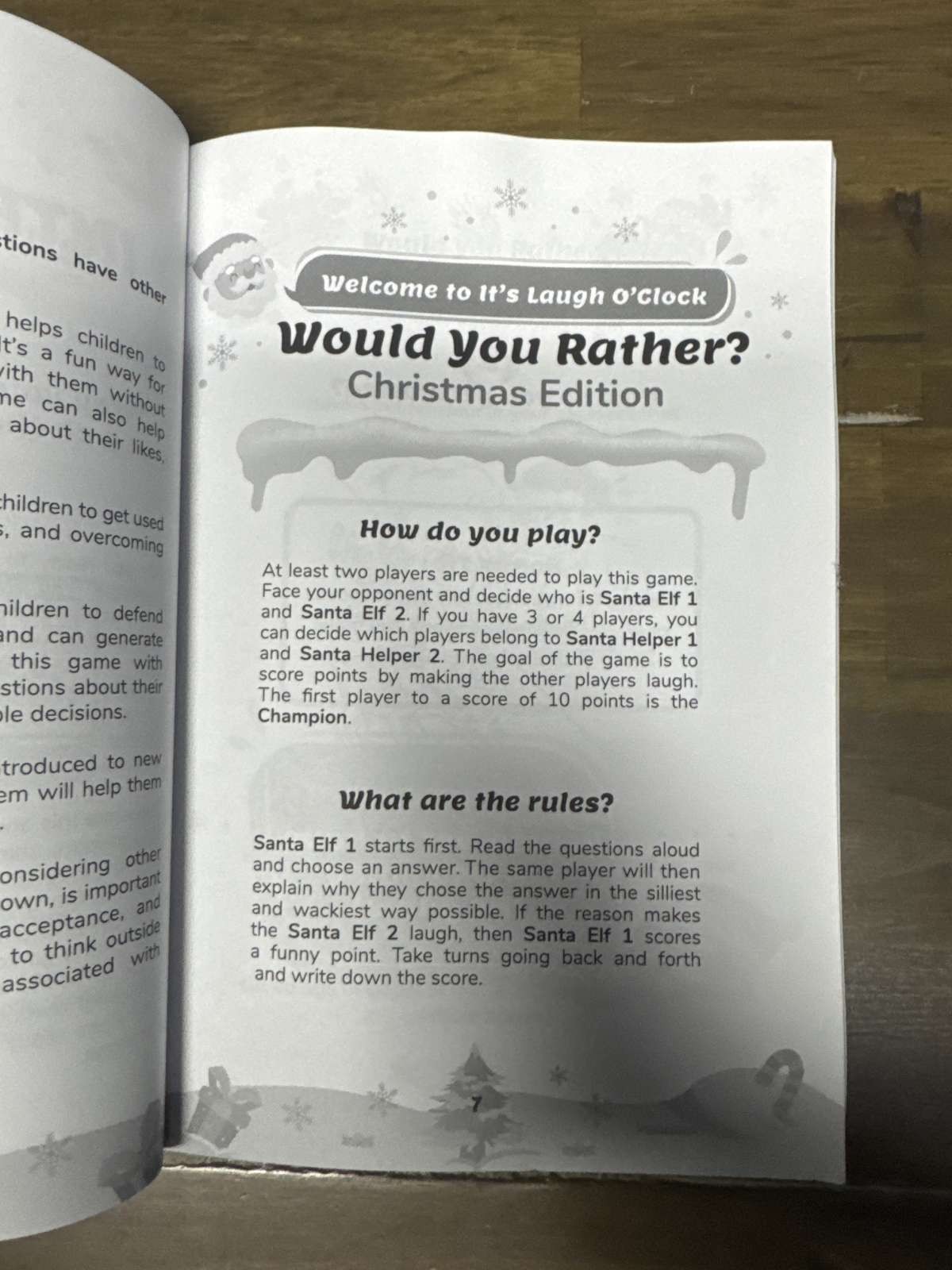 Would You Rather? Christmas Edition Kids Game Book Riddleland