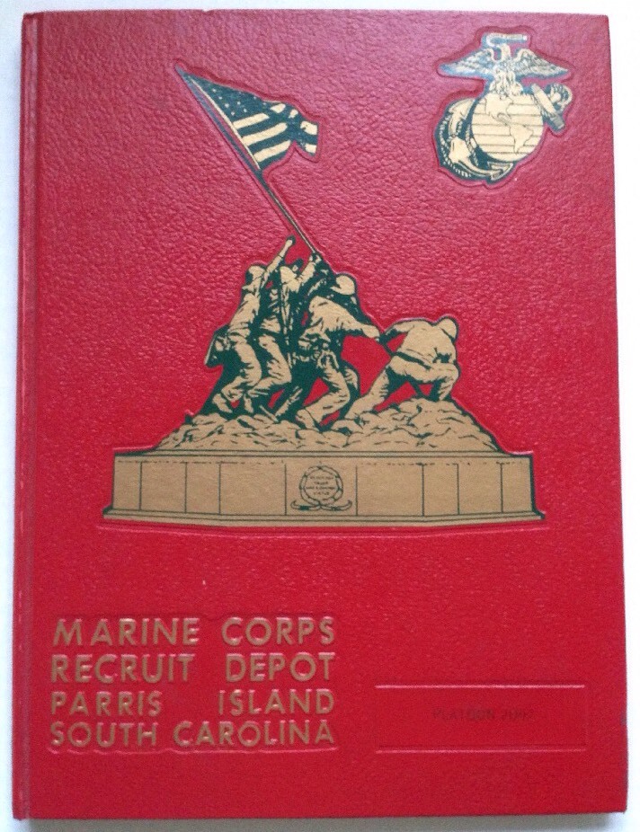 1977 U. S. MARINE CORPS BASIC TRAINING YEARBOOK, PLATOON 1016, PARRIS ISLAND, SC