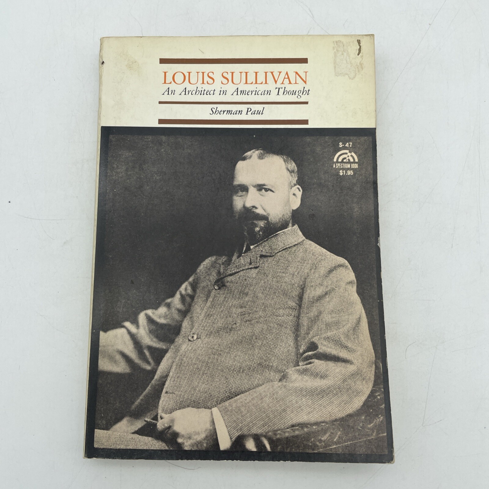 Louis Sullivan A Spectrum Book 1962 By Sherman Paul