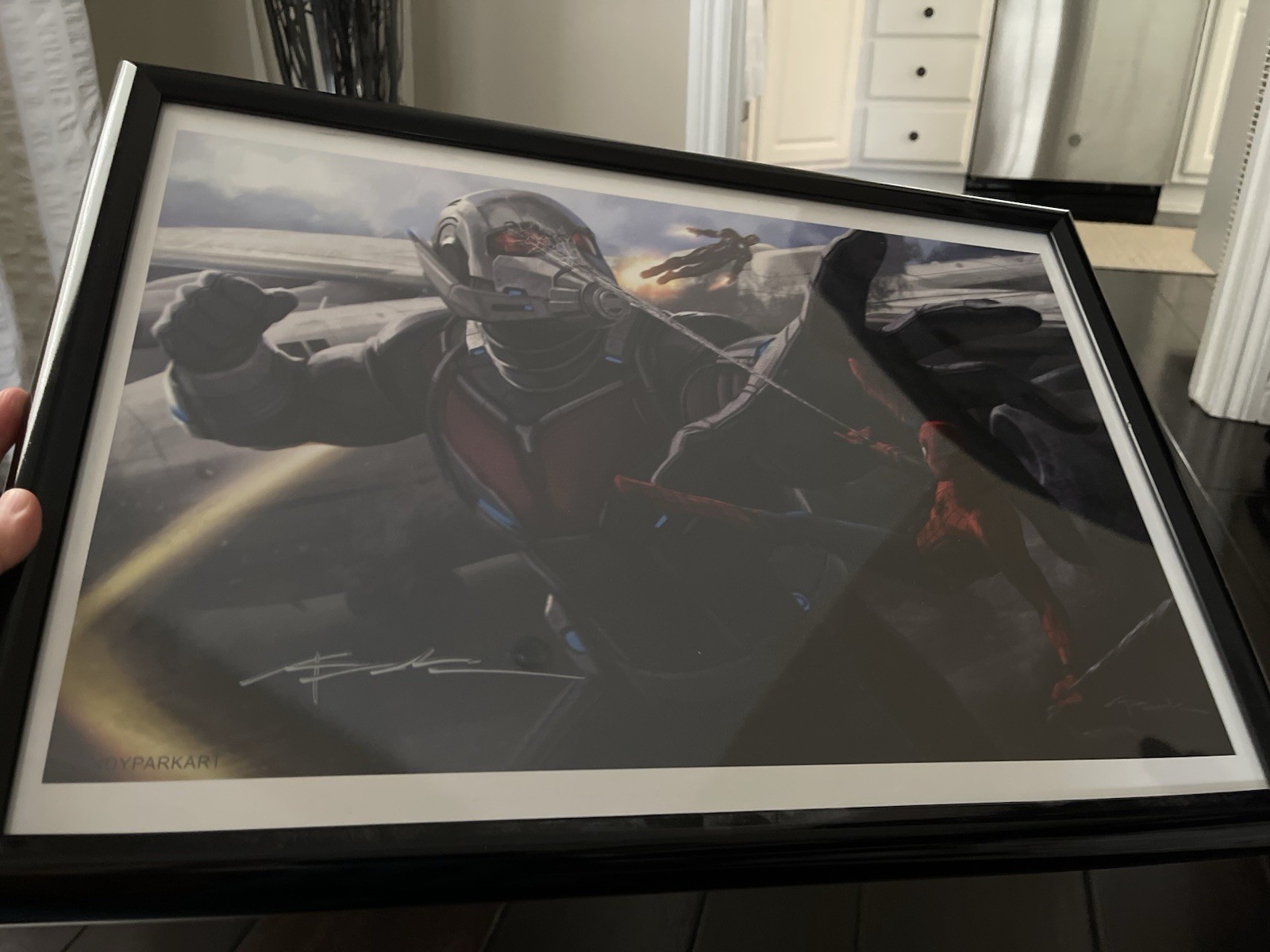 Marvel Studios MCU Spider-Man Signed Art Print Andy Park Avengers Book Lot
