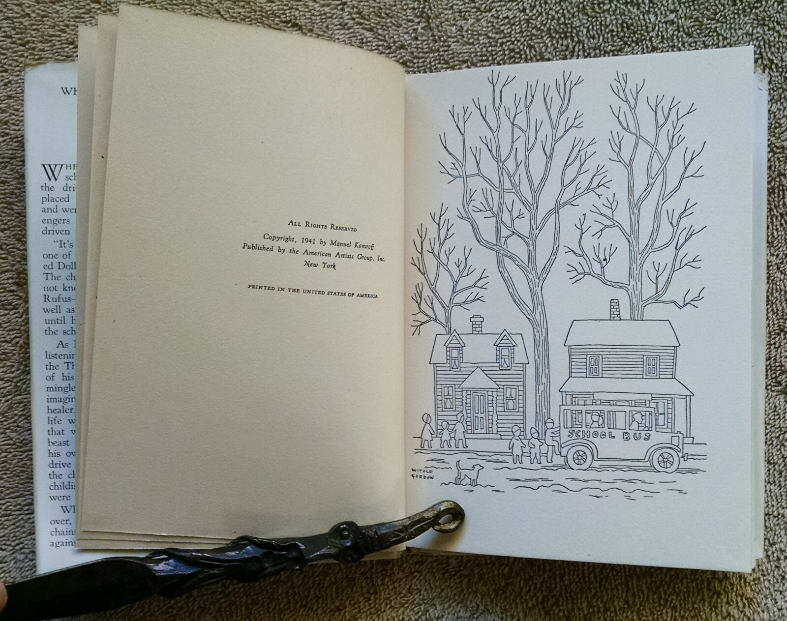 What Is A Miracle? A Christmas Story 1941 Manuel Komroff HC/DJ