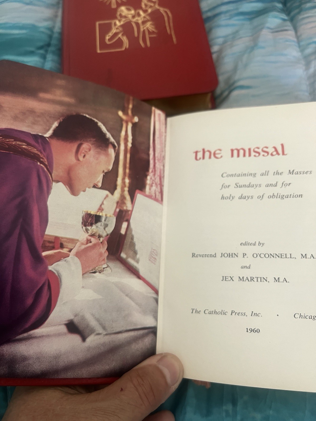The Catholic Press Library of Catholic Devotion 3-Book Set Illustrated 1959-61