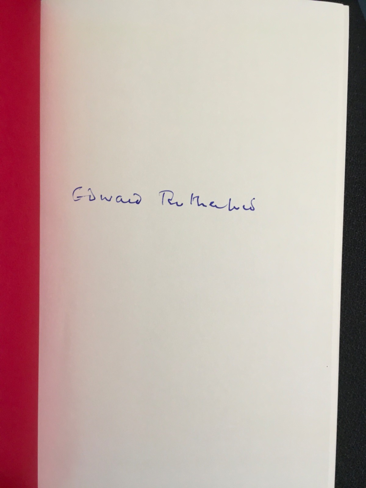CHINA The Novel SIGNED / AUTOGRAPHED by Edward Rutherfurd 2021 1st Ed & Pnt HCDJ