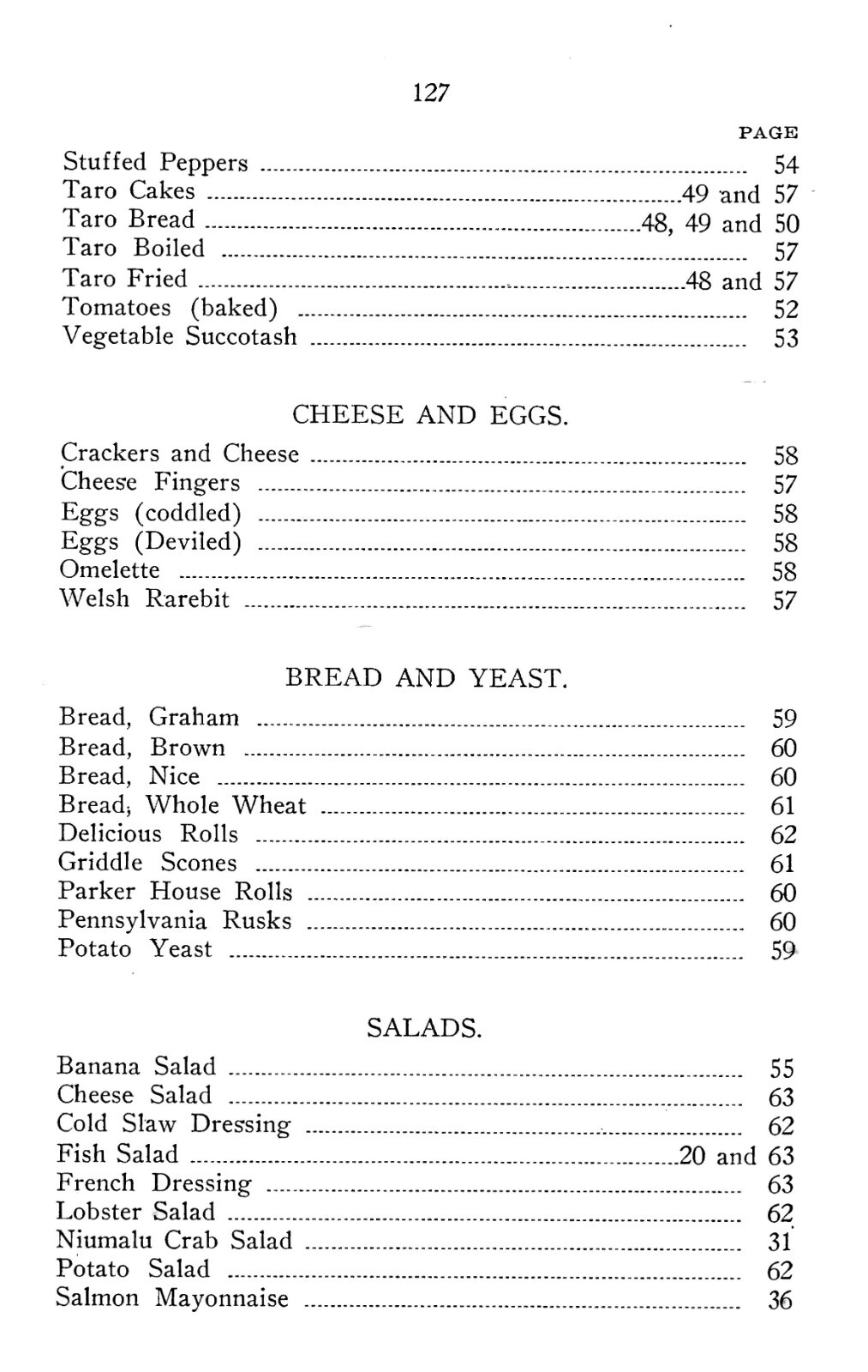 1920 Hawaiian Cook Book 135 Pages