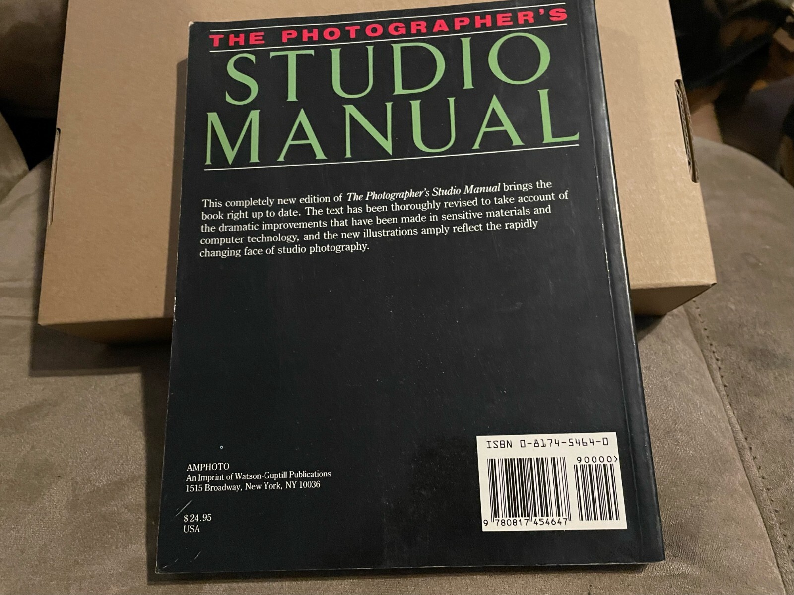 Photographer’s Studio Manual by Michael A. Freeman (1991, Trade Paperback)
