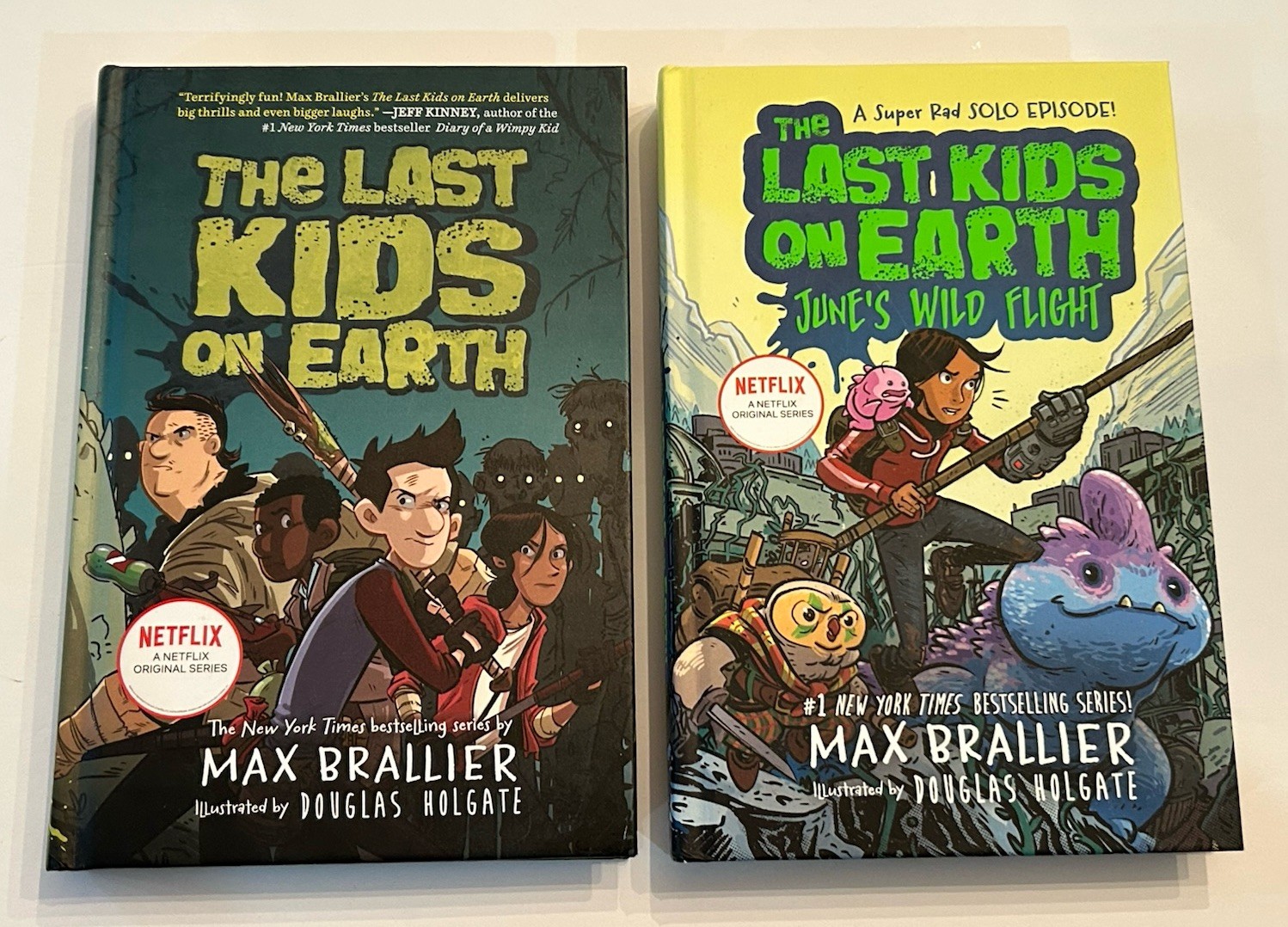 THE LAST KIDS ON EARTH Hardcover Chapter Books by Max Brallier Netflix Lot Of 6