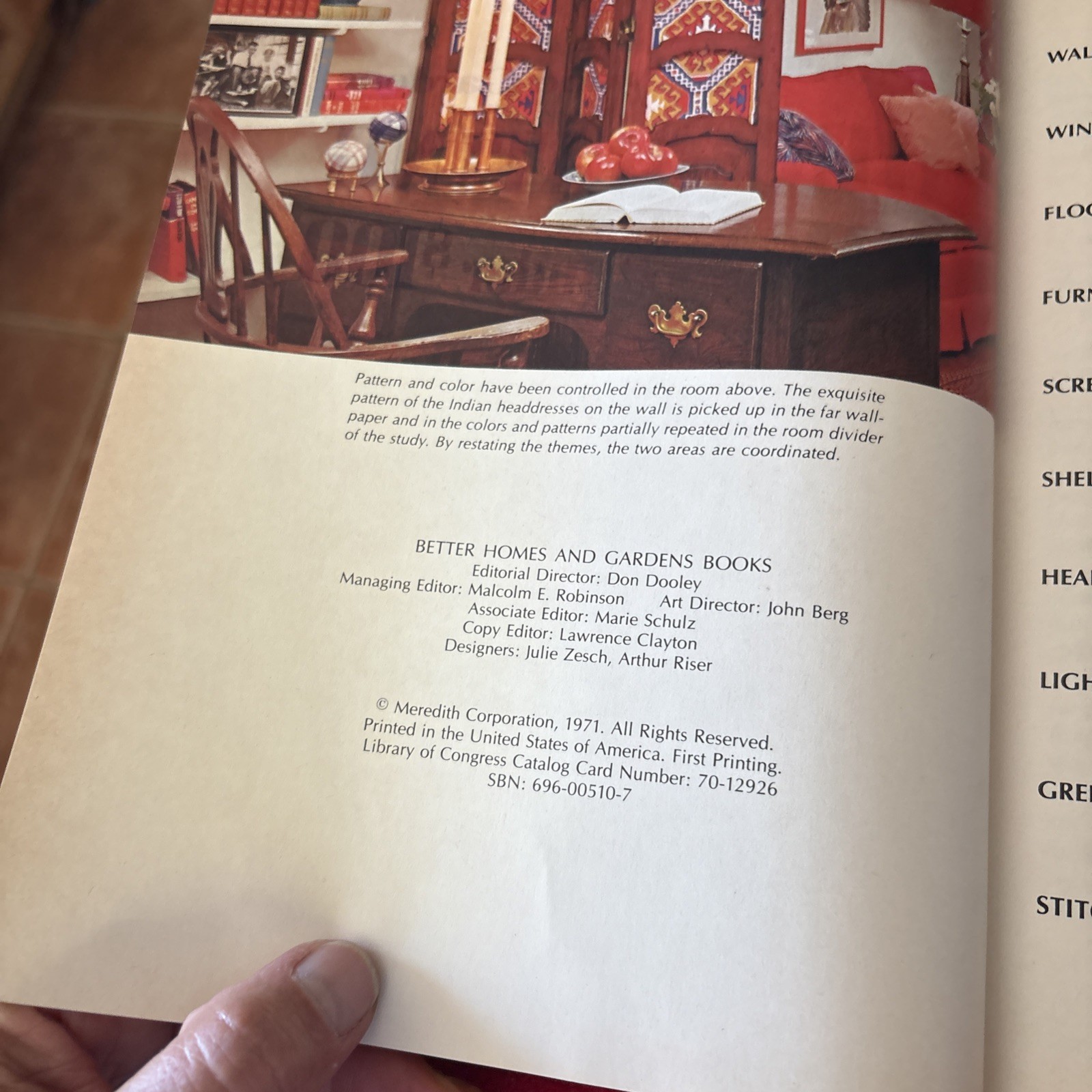 Better Homes and Gardens Decorating Ideas under $100. Meredith Corp, 1971.