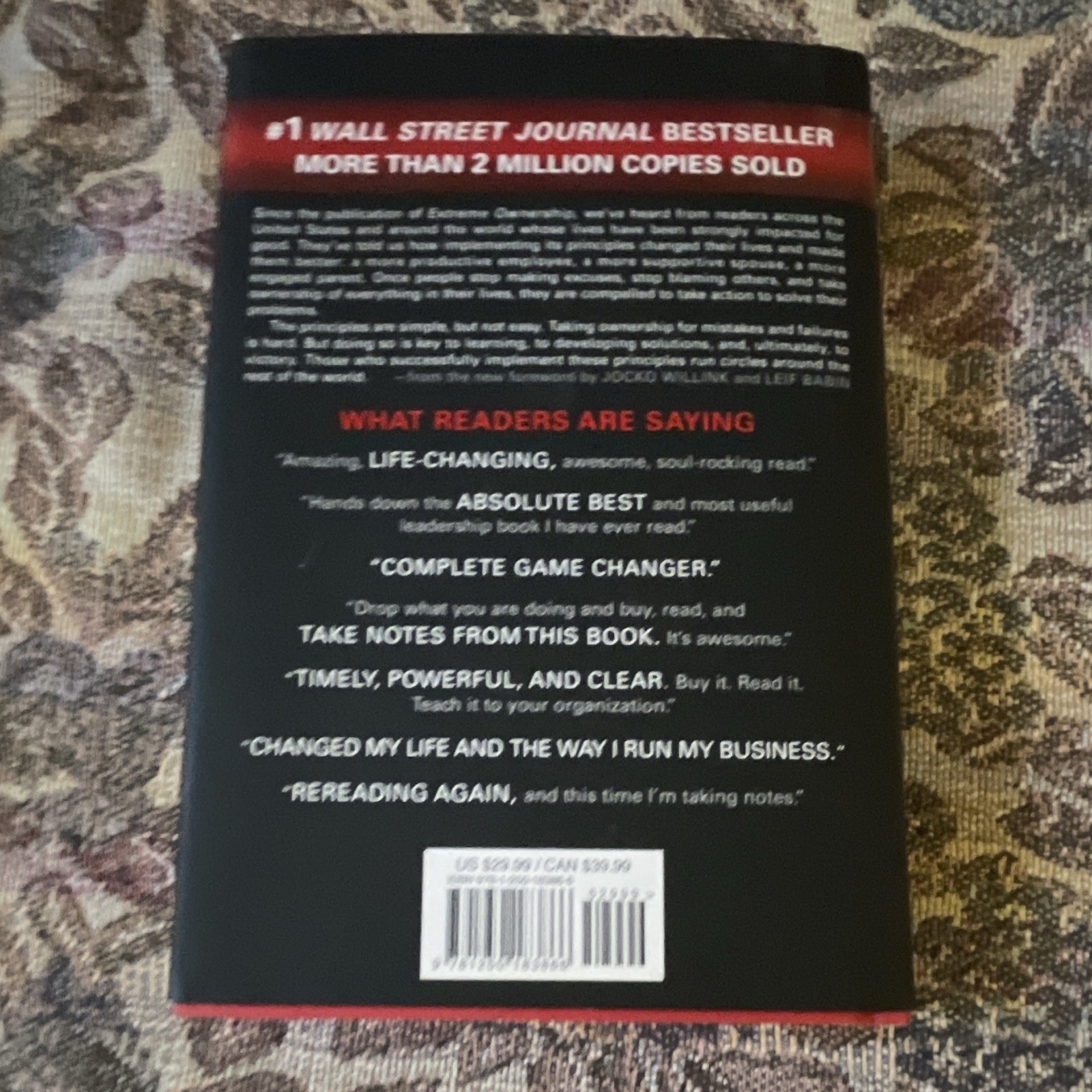Jocko Willink Leif Babin Signed Extreme Ownership Hardcover w/ Dust Jacket