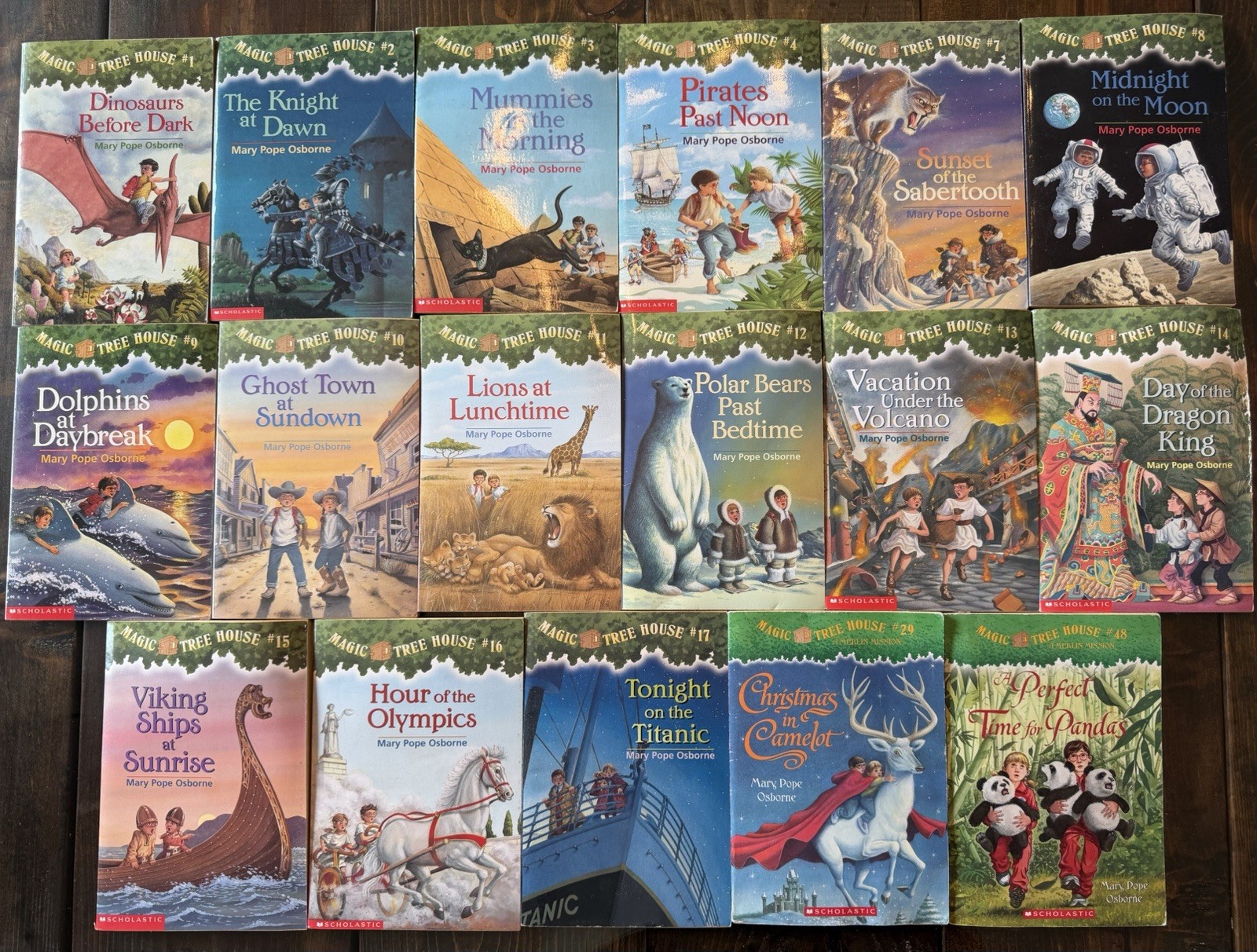 Magic Tree House Lot of 17 Books Mary Pope Osborne Mixed PB Chapter Book Set