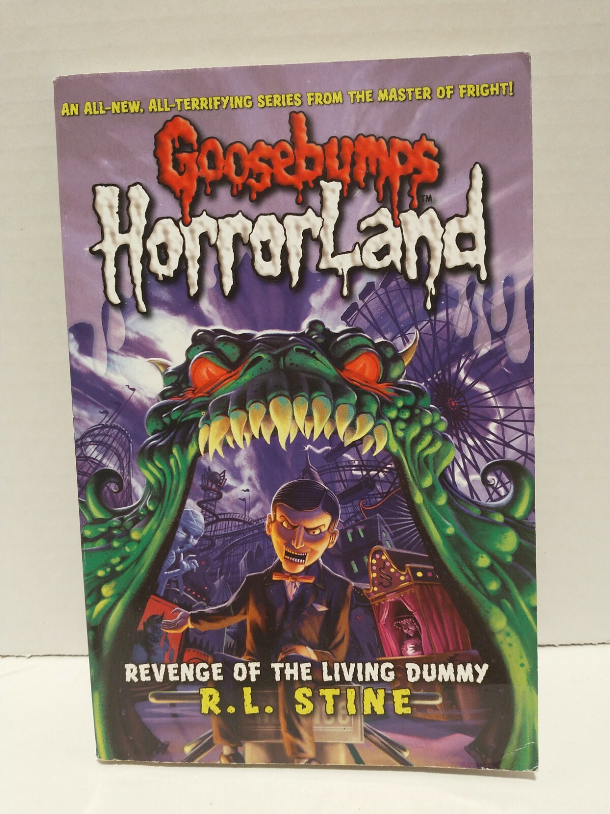 Lot of 4 Goosebumps Horrorland Books RL Stine paperbacks 1 2 3 8