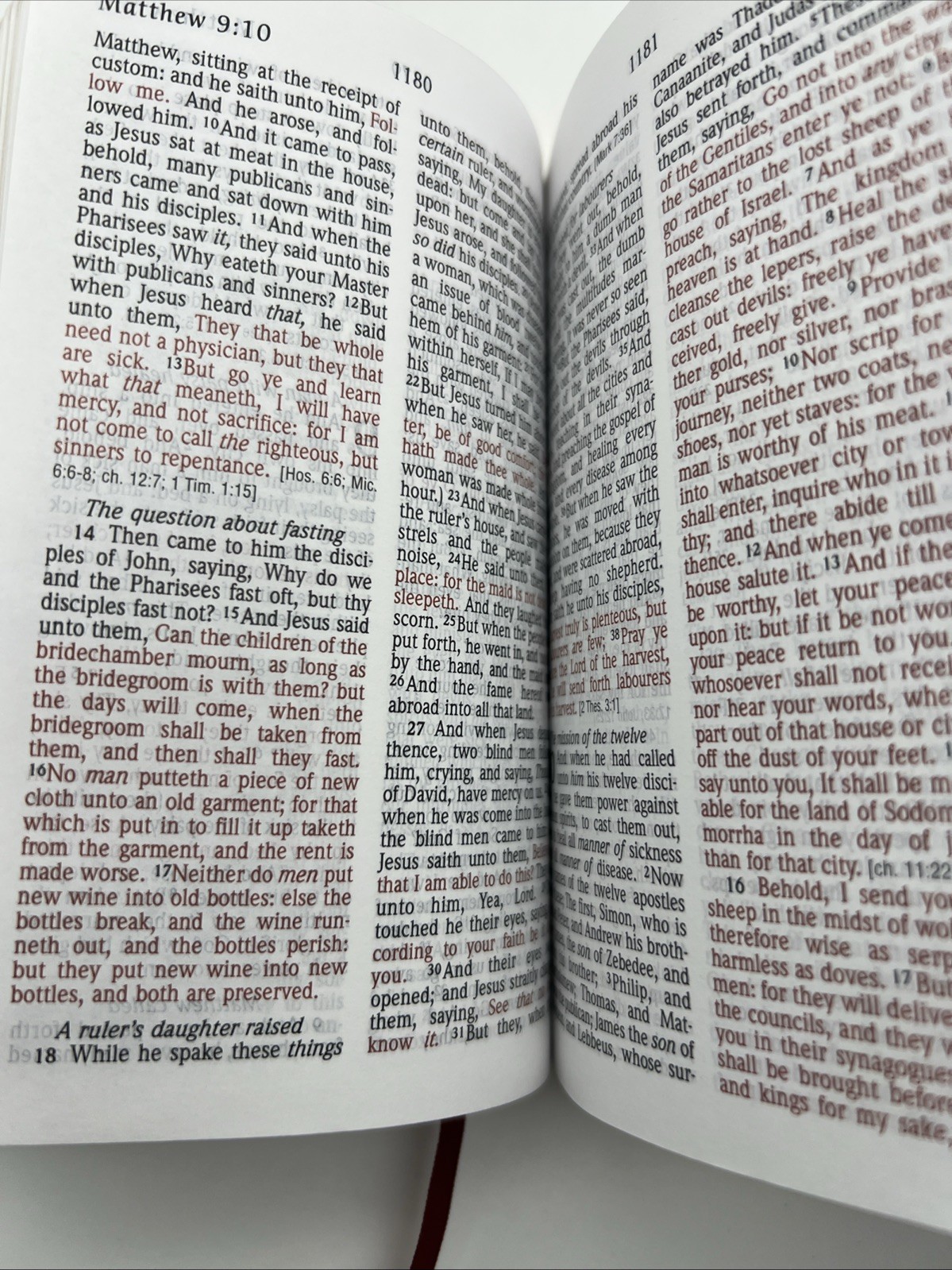 Holy Bible King James Version Reference Edition Hendrickson Bibles