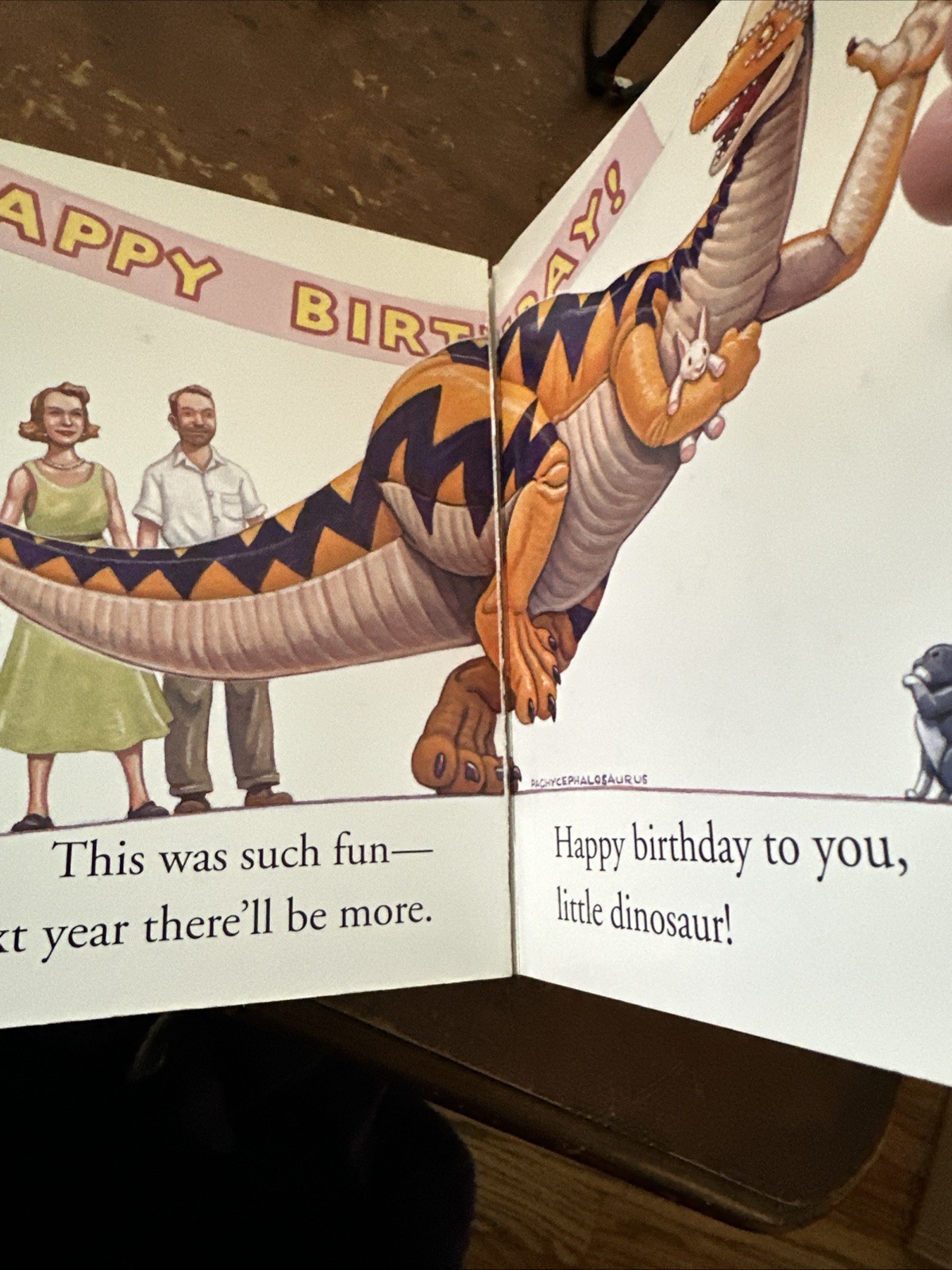 SIGNED How Do Dinosaurs Say Happy Birthday? board book Jane Yolen Mark Teague