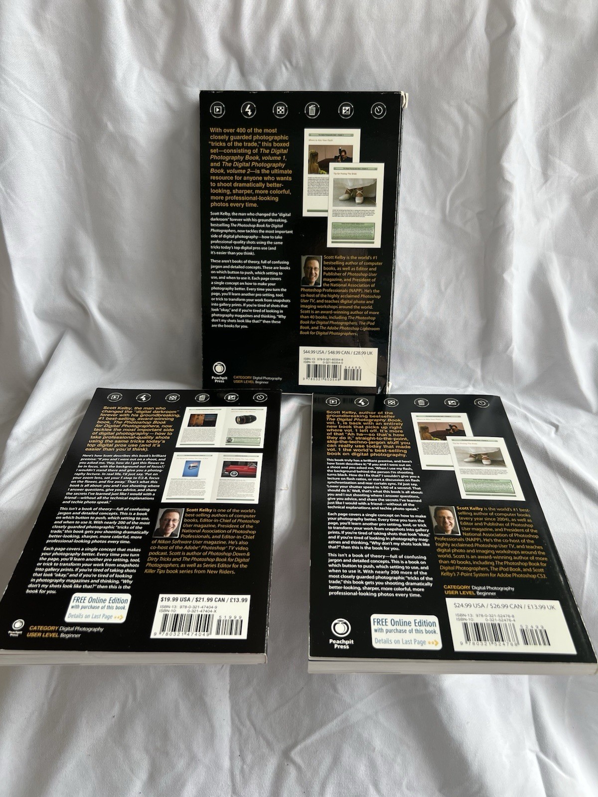 Scott Kelby’s Digital Photography Boxed Set. Volumes 1 & 2. Barnes/Noble Edition