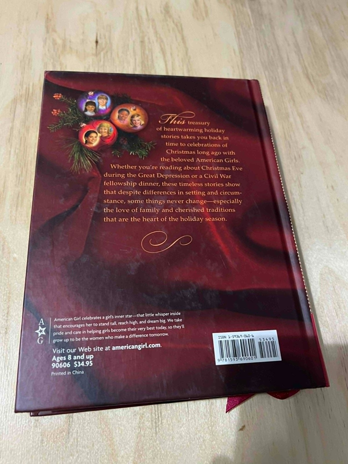 The American Girls Holiday Treasury Hardcover 2005 by Valerie Tripp (CD Missing)
