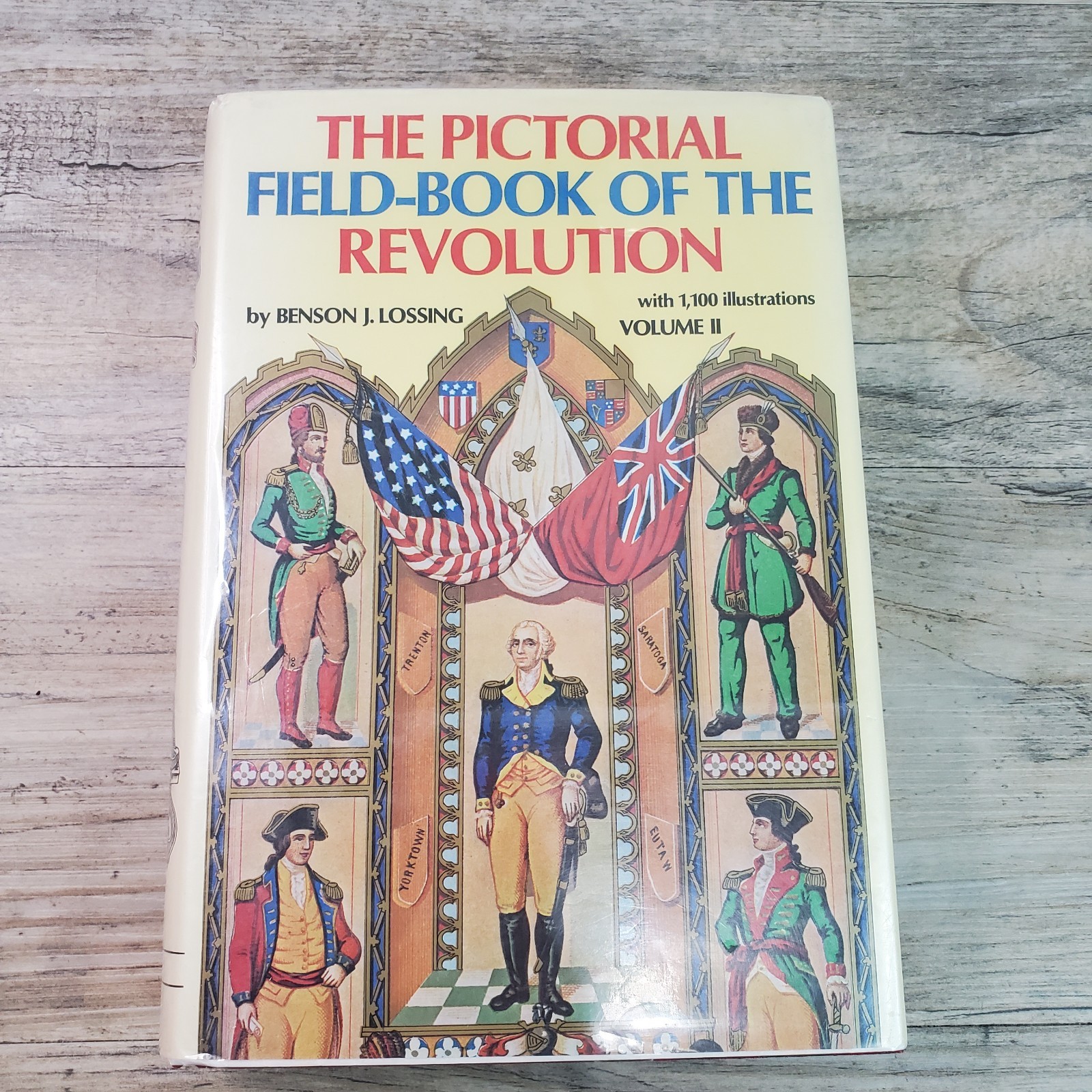 Benson Lossing Pictorial Field-Book Revolution Vol 2 Only 1972 Tuttle DAMAGED