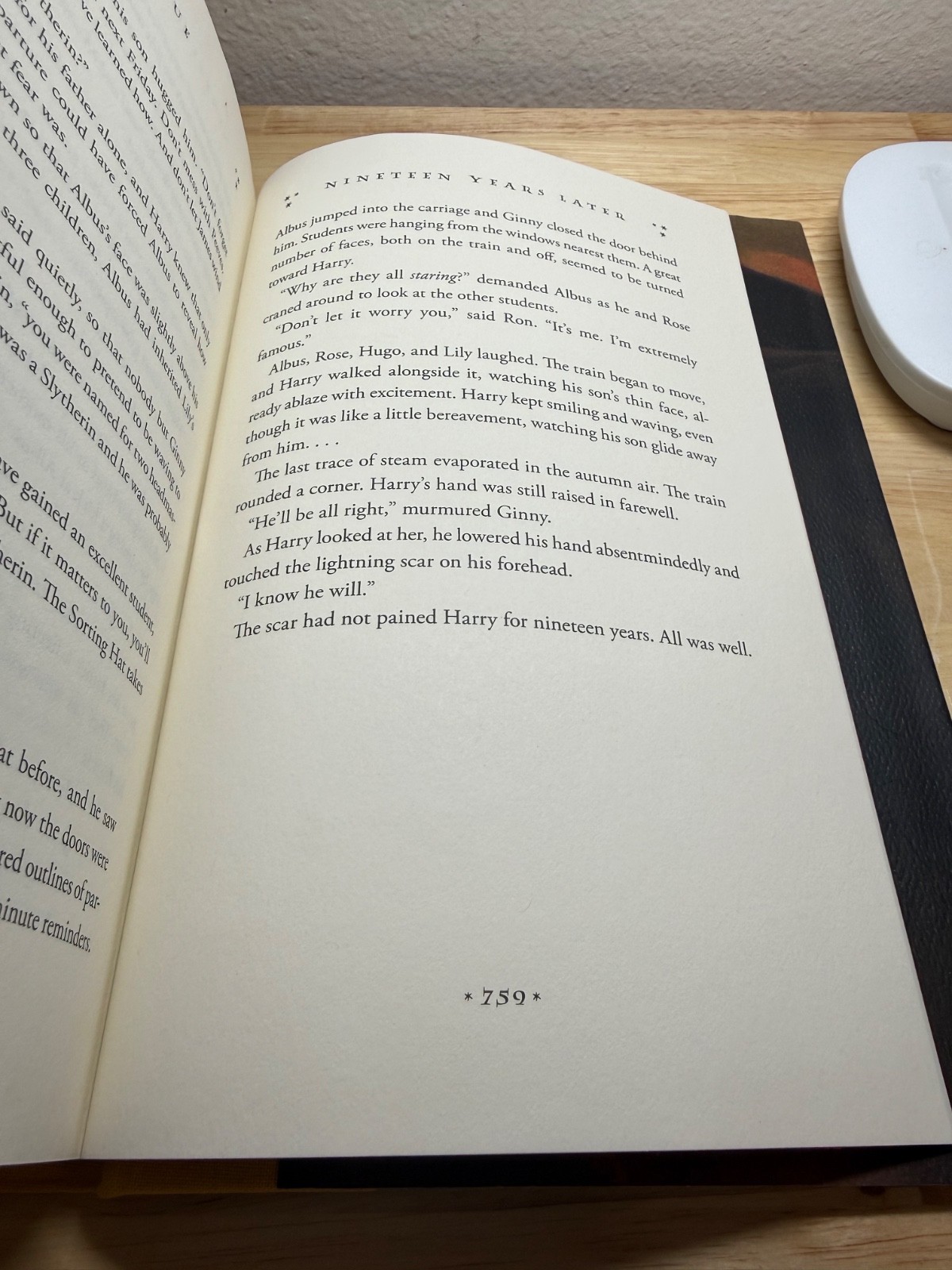 Harry Potter and the Deathly Hallows 1st Edition ERROR page 759