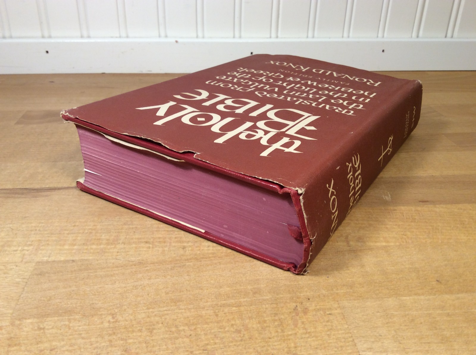 The Holy Bible, Translated From Latin Vulgate, Knox, Family Edition, 1954 HCDJ