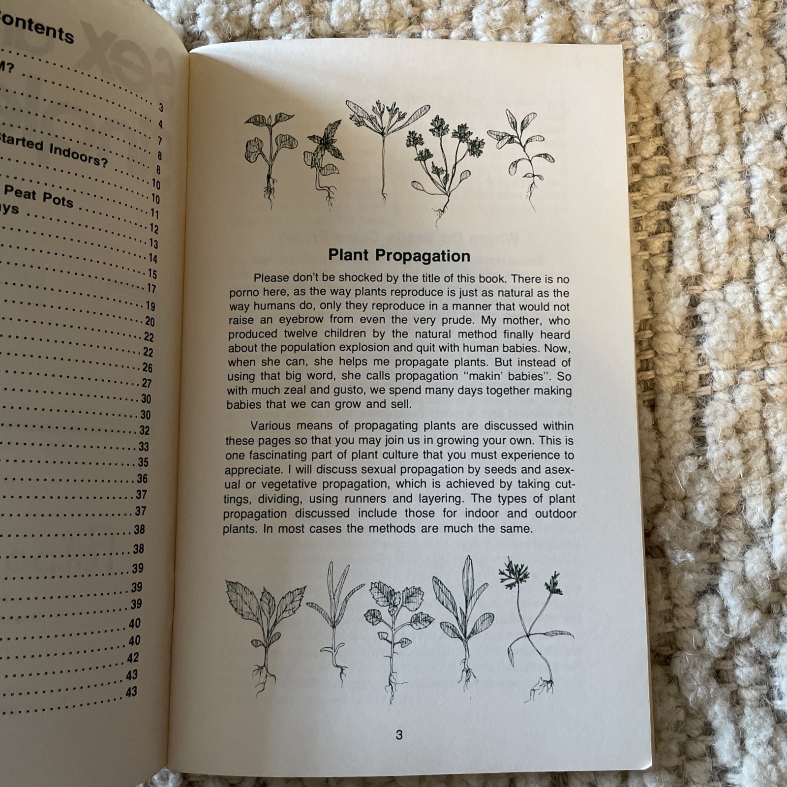 1976 Sex and the Single Plant Propagation Booklet Rex Mabe Potpourri Press