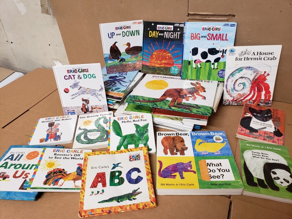 Lot of 10 Eric Carle Picture/Board Books for Children’s Kid Toddler *Random Mix*