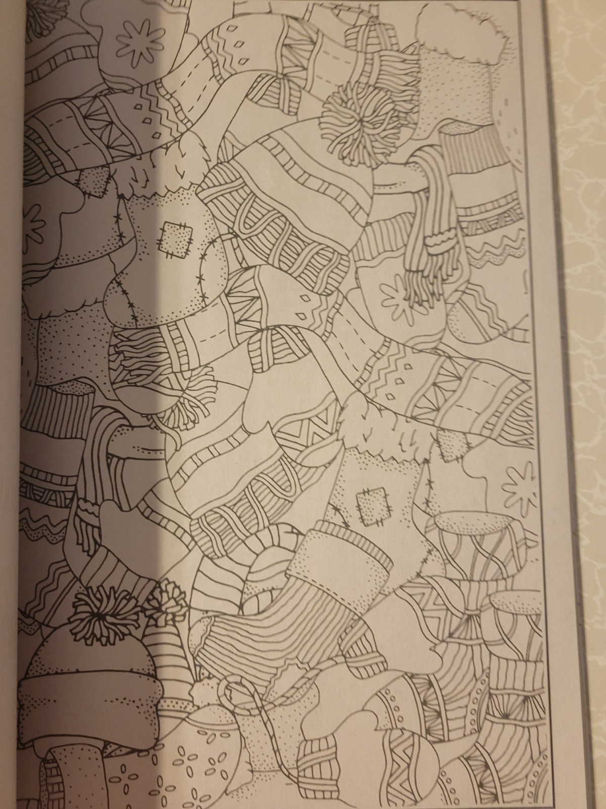 Take-A-Break WINTER COLORING by Puzzle Harmony-144 Festive Designs Calming Color
