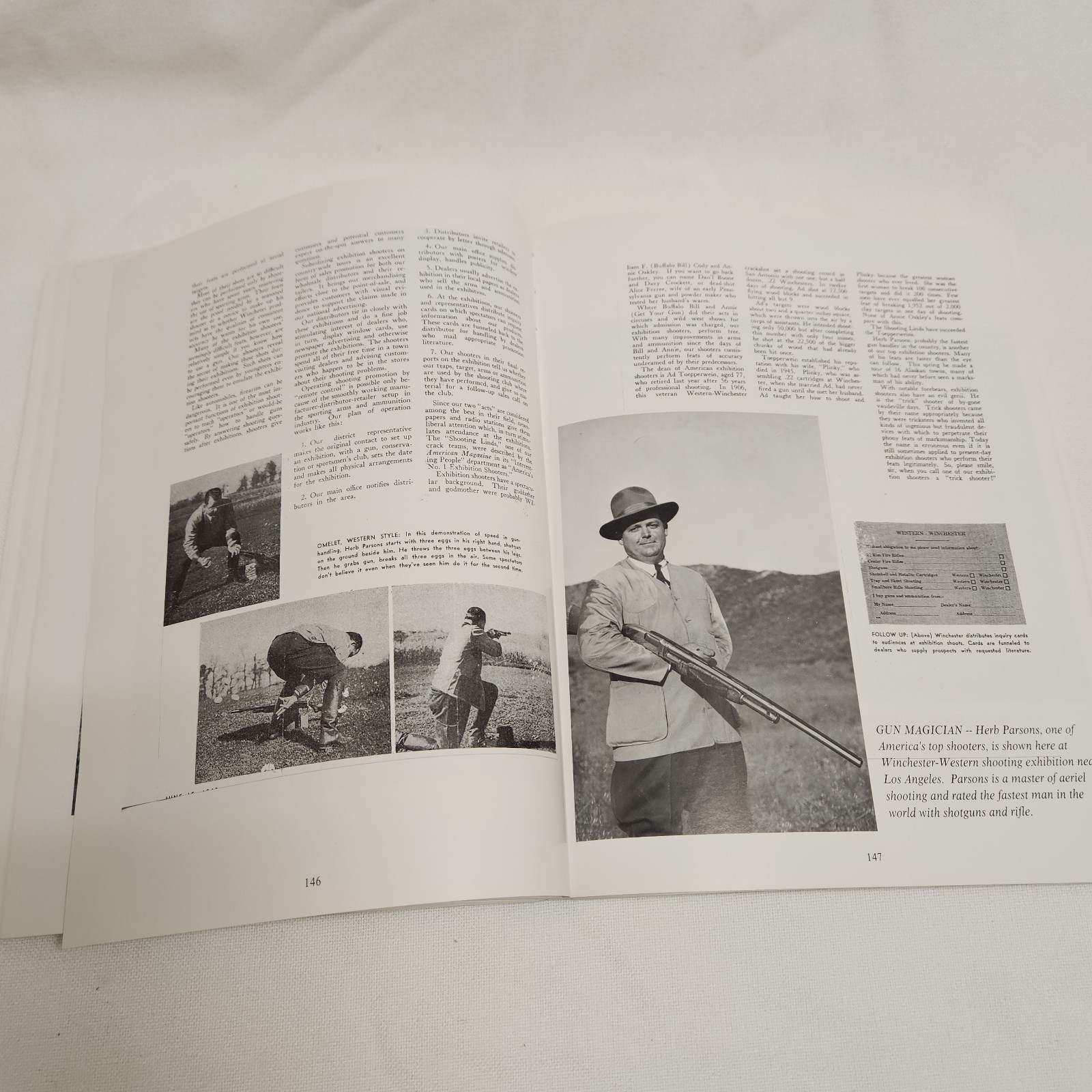 Showman Shooter The Life and Times of Herb Parsons Winchester Shotguns Rifles