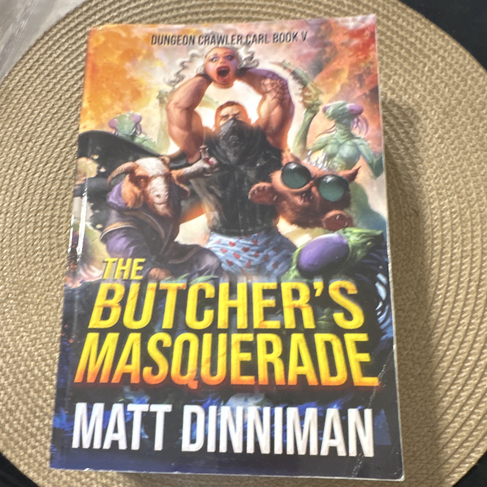 Matt Dinniman The Butcher’s Masquerade Dungeon Crawler Carl Book 5 Paperback