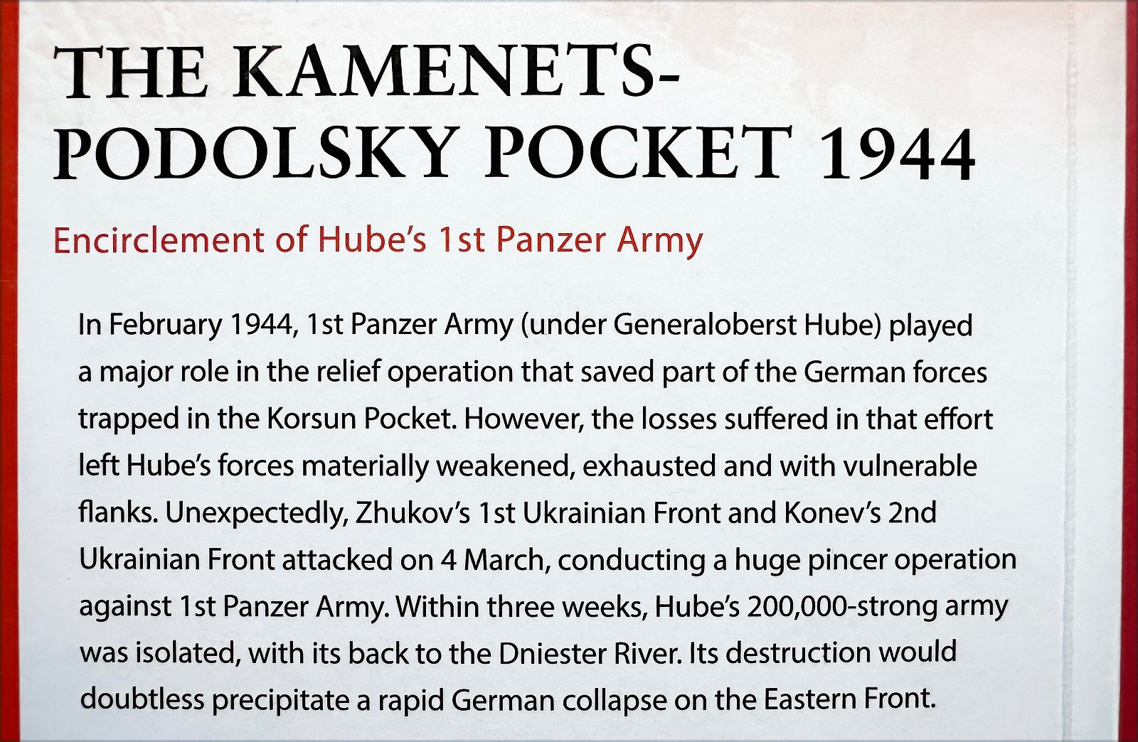 The Kamenets Podolsky Pocket 1944 OSPREY Campaign #411 WWII book Robert Forczyk