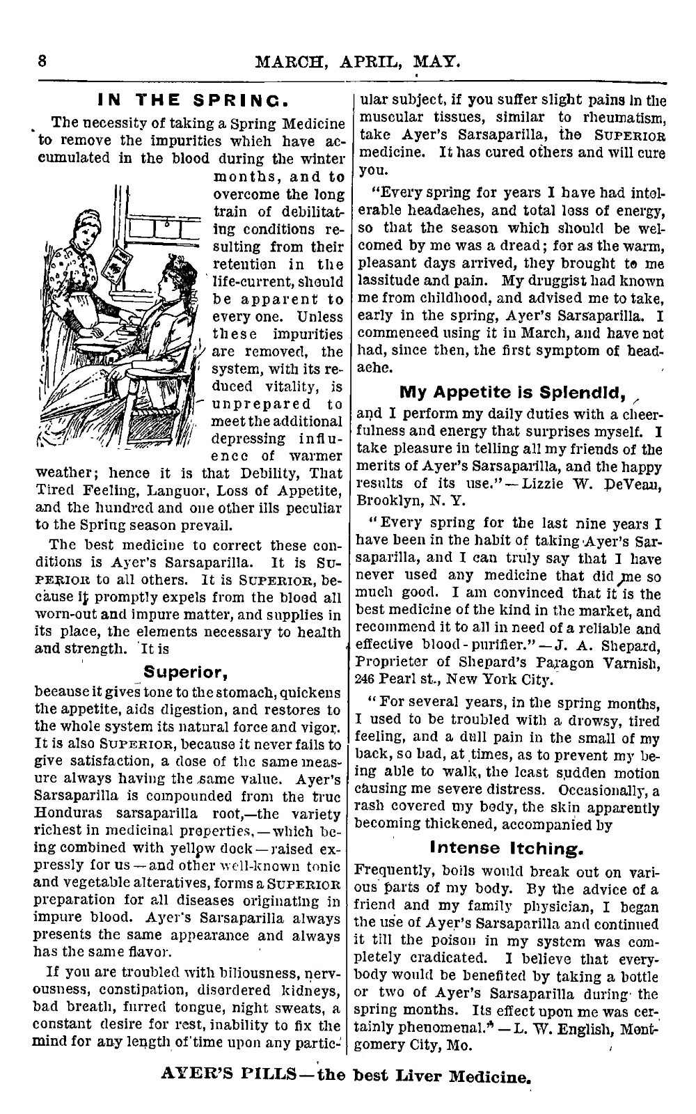 1893 Ayer’s Preserve Book Jelly Making 35 Pages