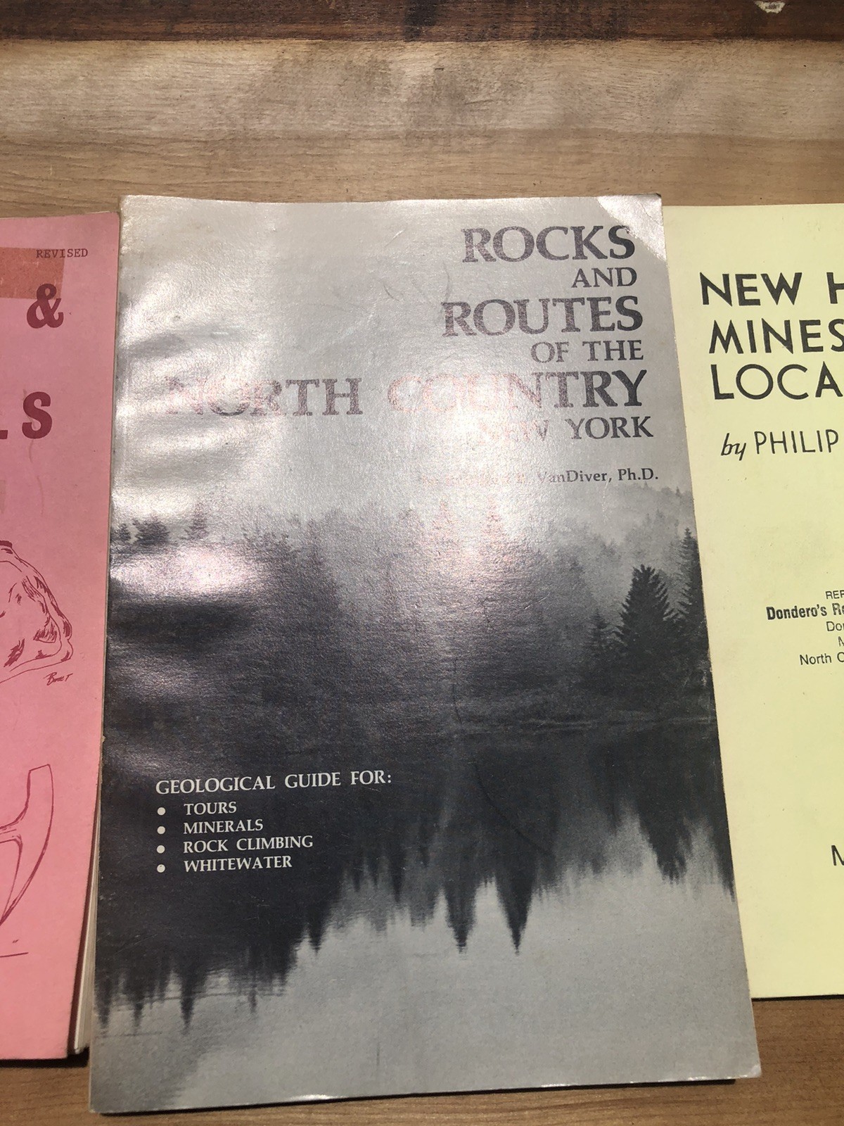 5 Book Lot Mineral & Gem Trails New York New Jersey Pennsylvania Maine Mines CT