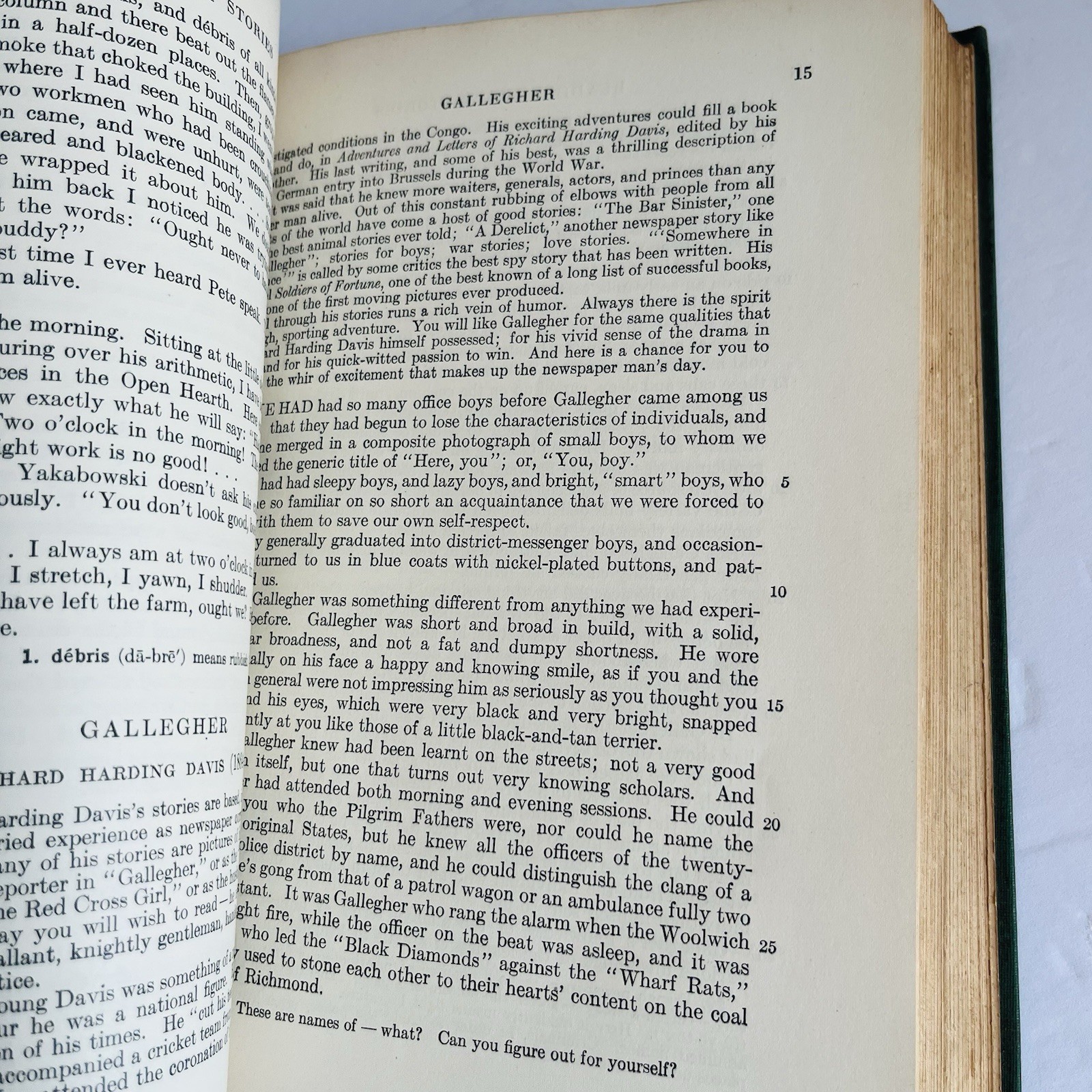 Vintage 1935 Hidden Treasures in Literature Book Two Harcourt Brace Textbook HC