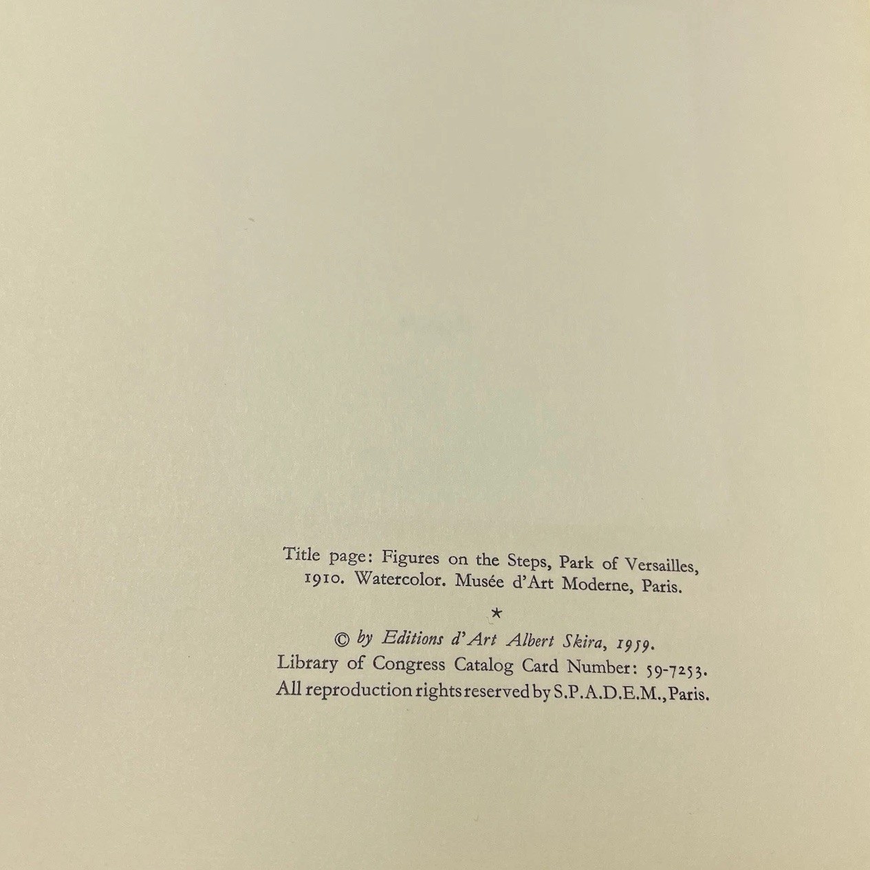Rouault: Taste of Our Time by Lionello Venturi/ Albert Skira 1959 (26th volume)