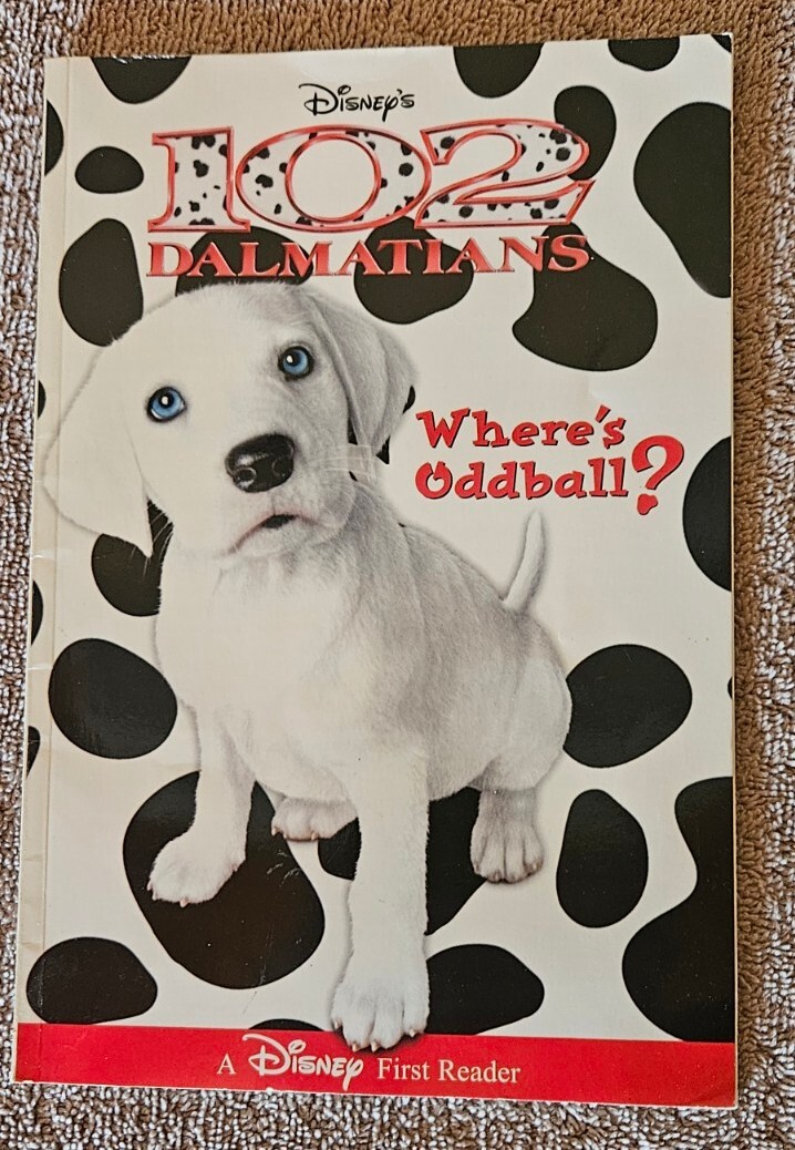 Disney Press 102 Dalmatians Wheres Oddball First Reader Children Paperback Book