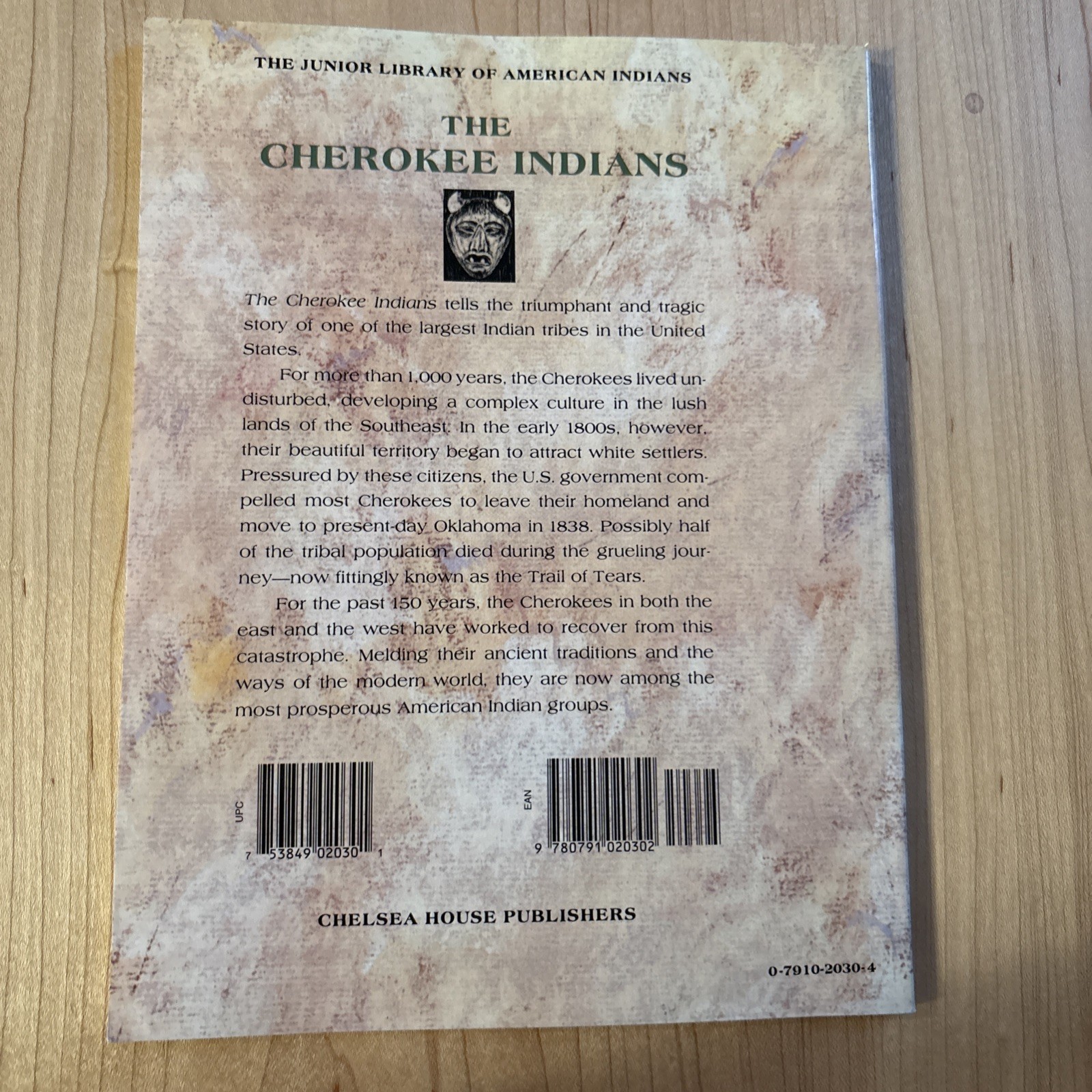 The Cherokee Indians (Junior Library of American Indians)