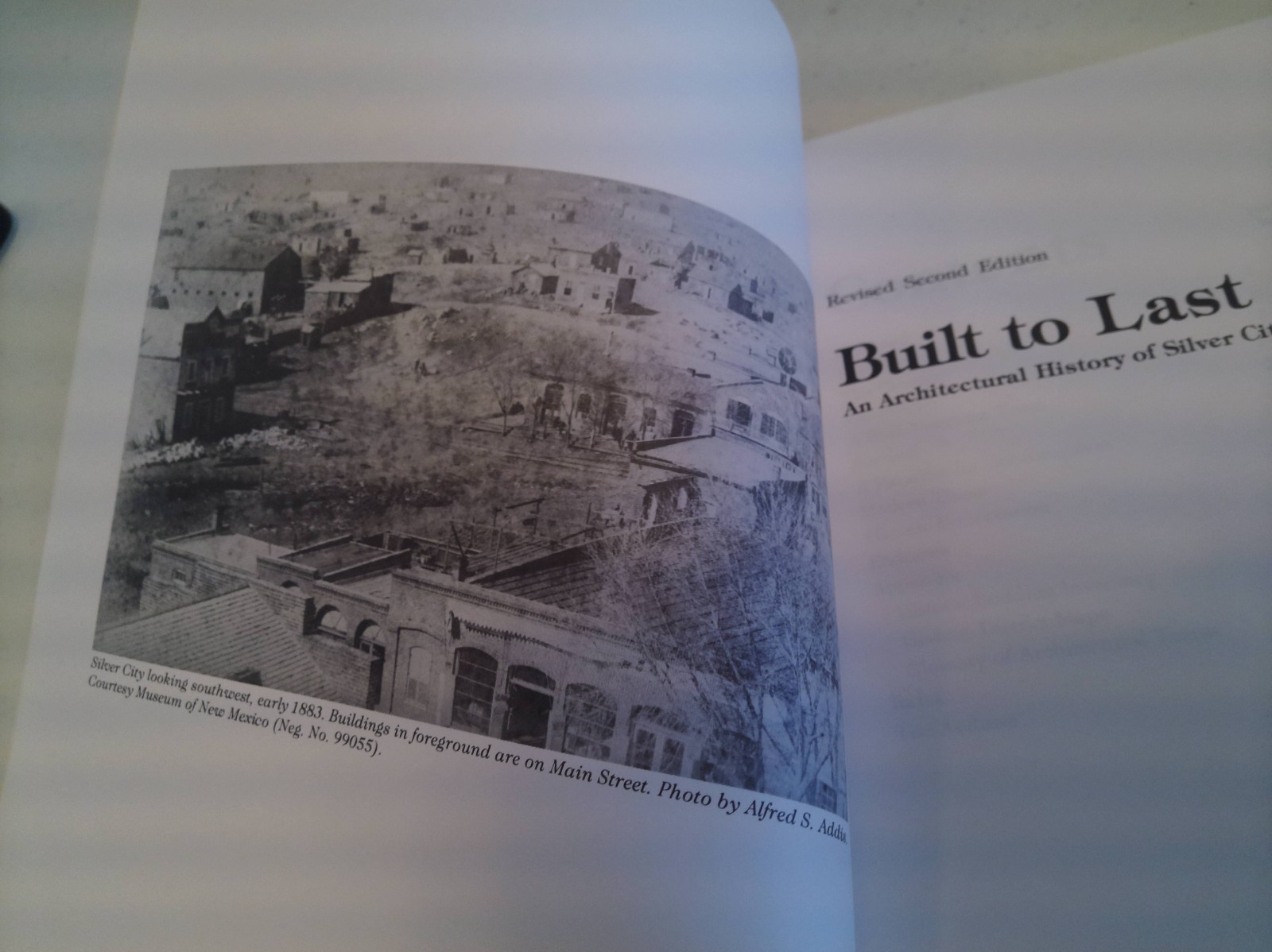 Built to last an architectural history of silver city, New Mexico Paperback 1986