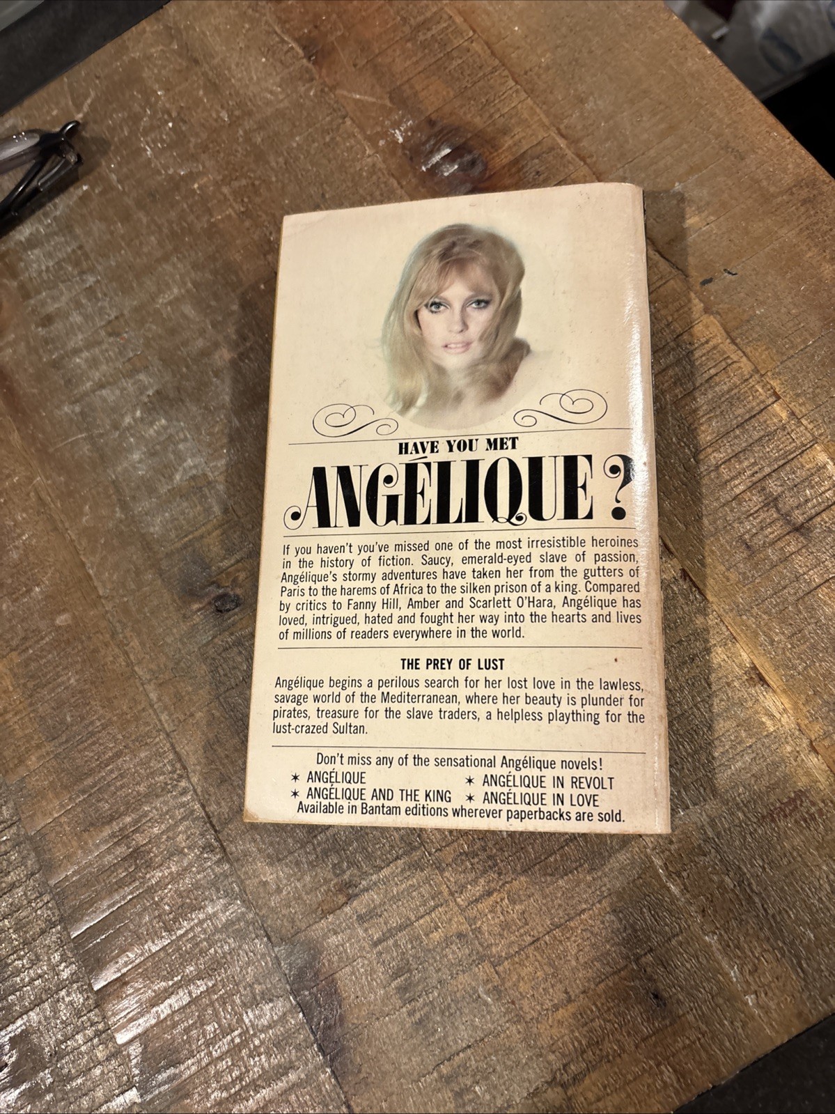 Angelique in Barbary by Sergeanne Golon 1966 Paperback