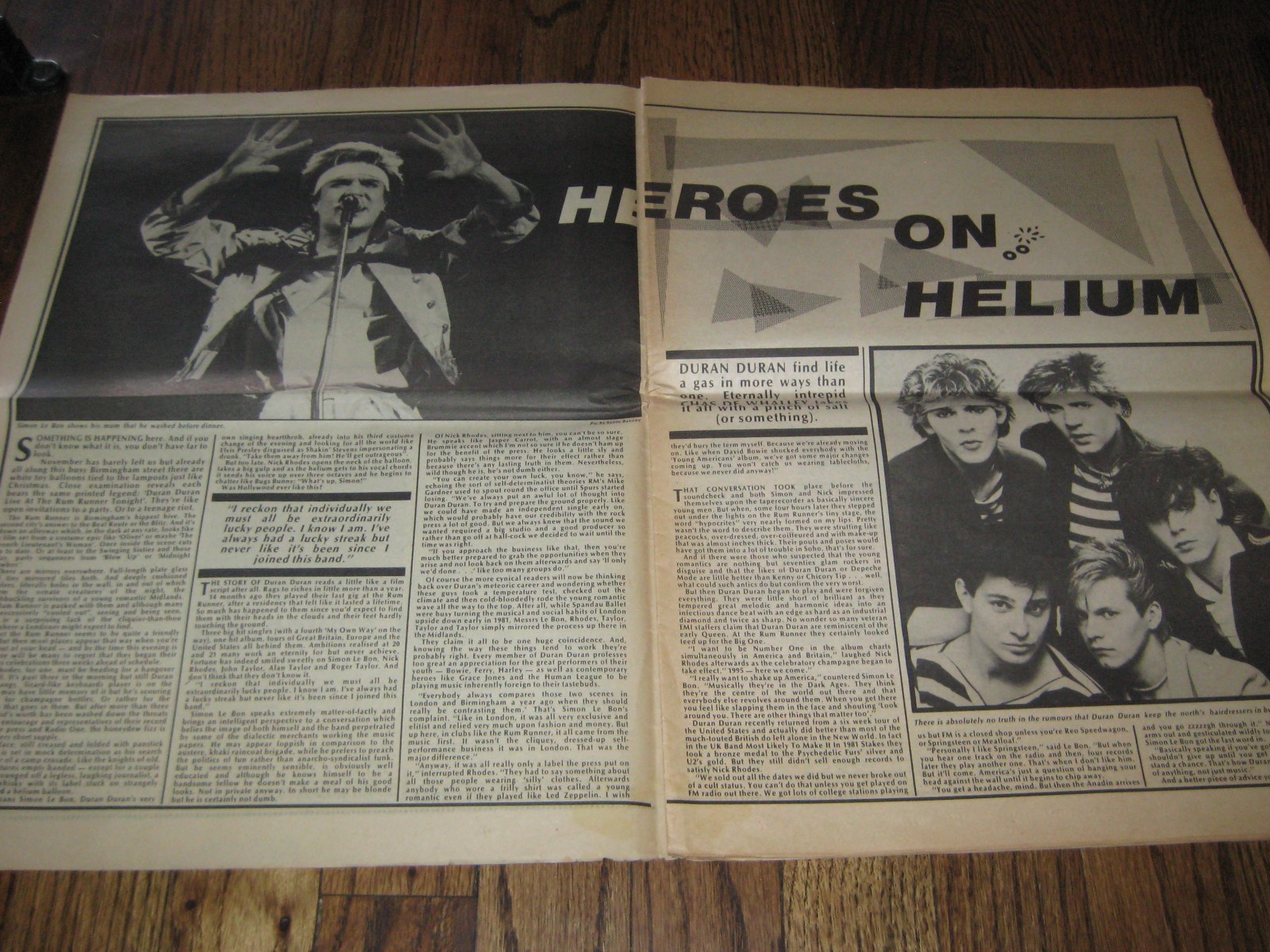 Record Mirror Magazine December 81 Duran Duran Depeche Mode Ac Dc Human League