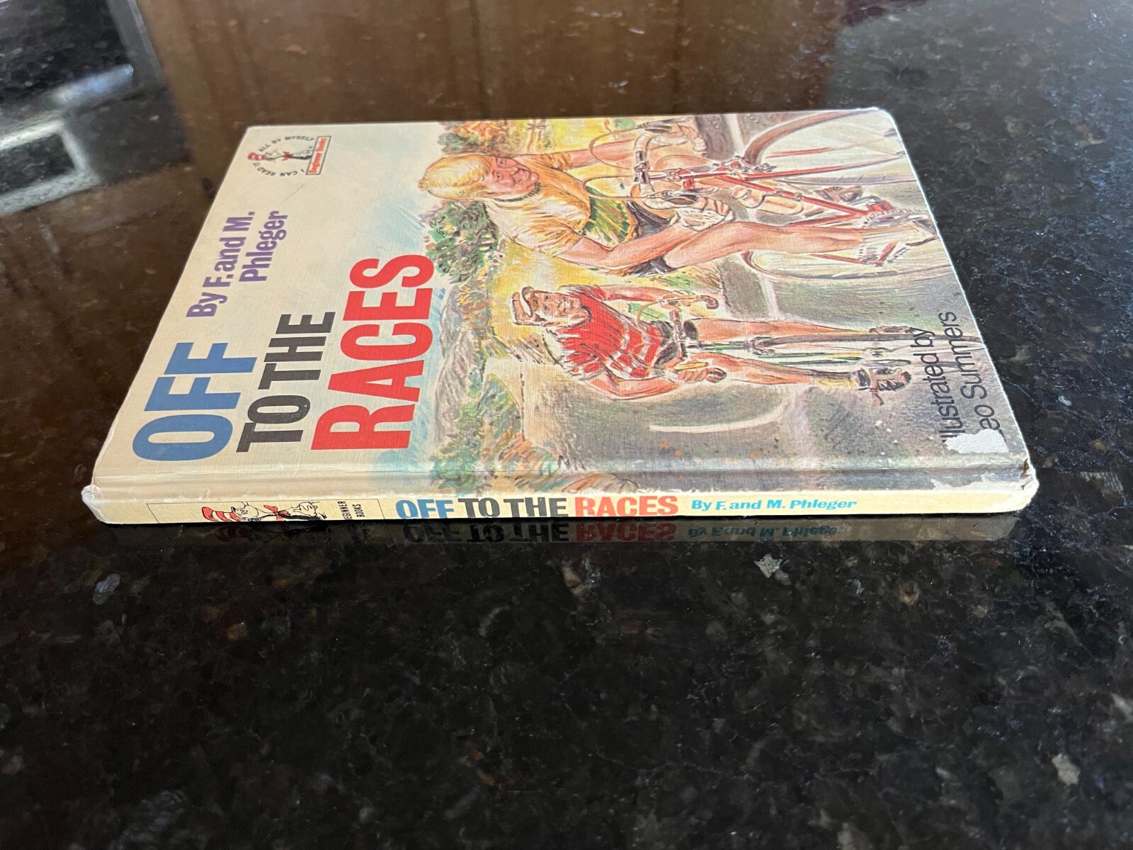 Vintage Off to the Races by F M Phleger Dr Seuss hardcover book 6.75″ x 9.25″ #1