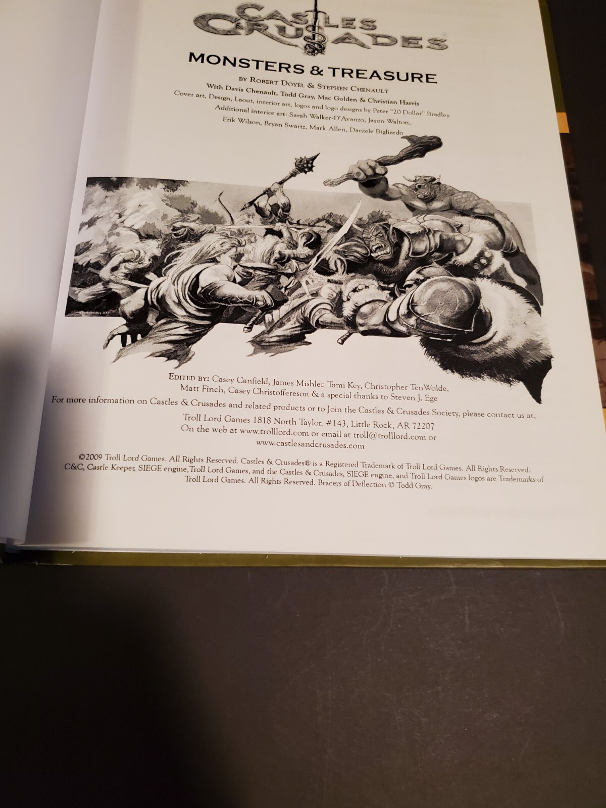 Castles & Crusades Players Handbook Hardback ☆ Authentic ☆