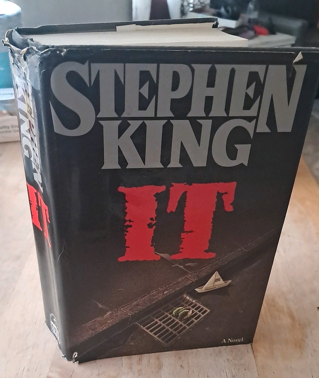 Vintage Stephen King IT 1986 Viking HC 10th Printing w/ DJ Horror Novel good