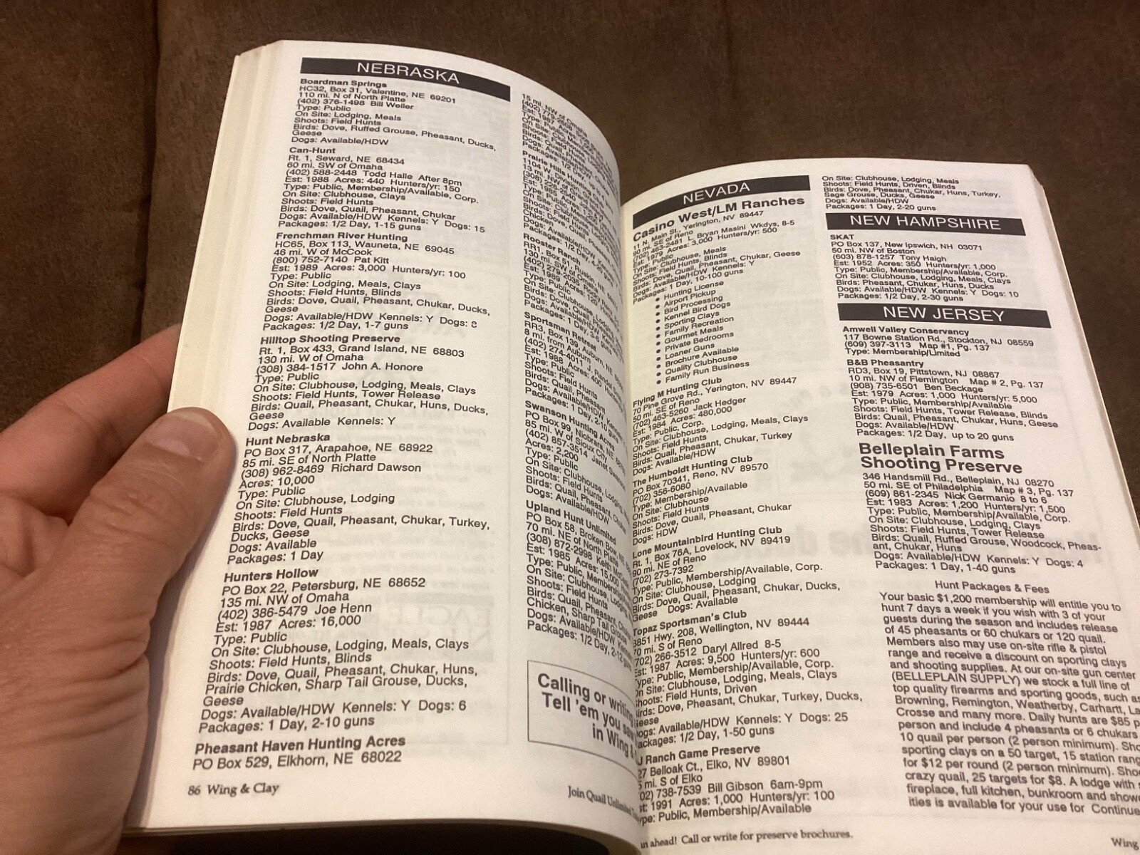 BLACK’S WING & CLAY 92 93 ANNUAL EDITION TO USA SHOOTING LOCATIONS 178 PAGES