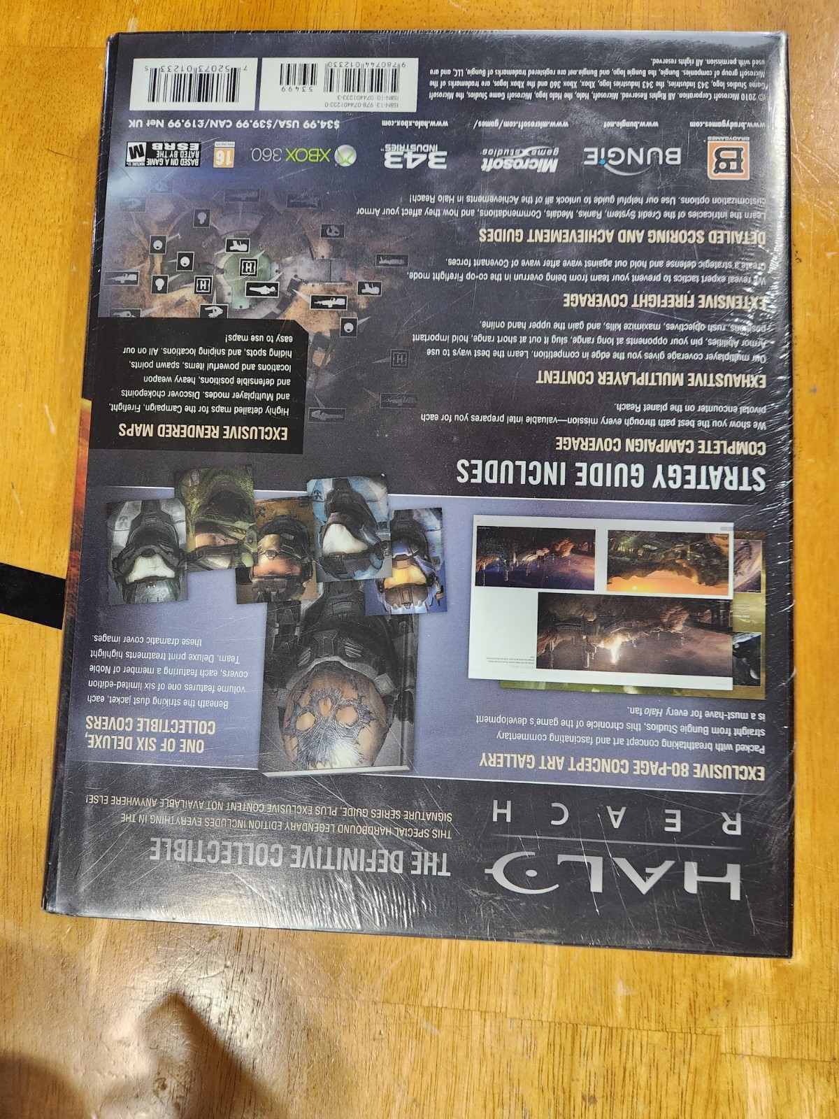 Halo Reach Legendary Edition Guide by BradyGames Staff (2010, Hardcover) Sealed