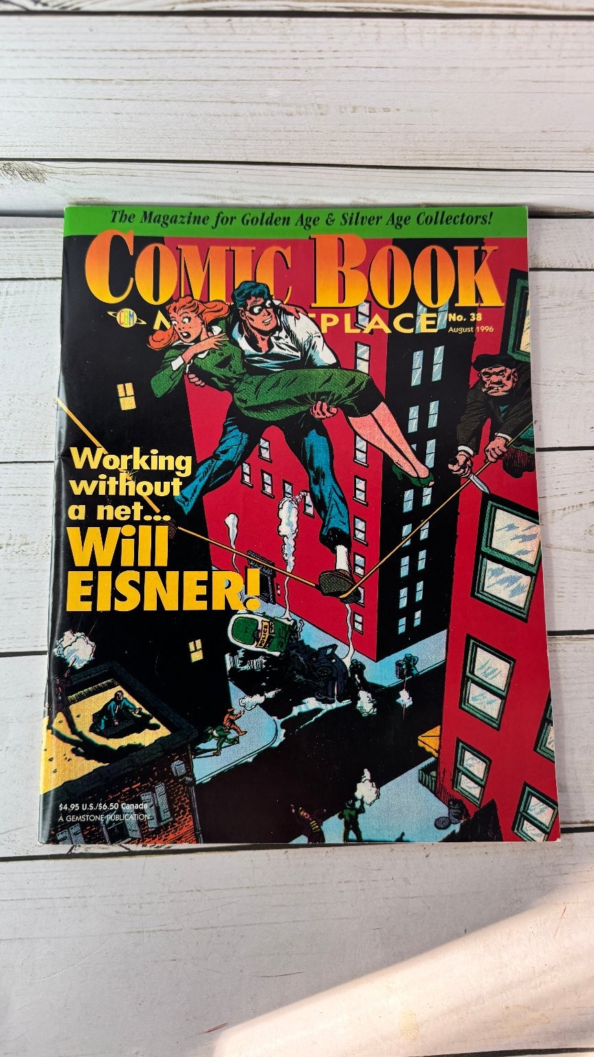Comic Book Marketplace No. 38 August 1996 Will Eisner Golden Silver Age