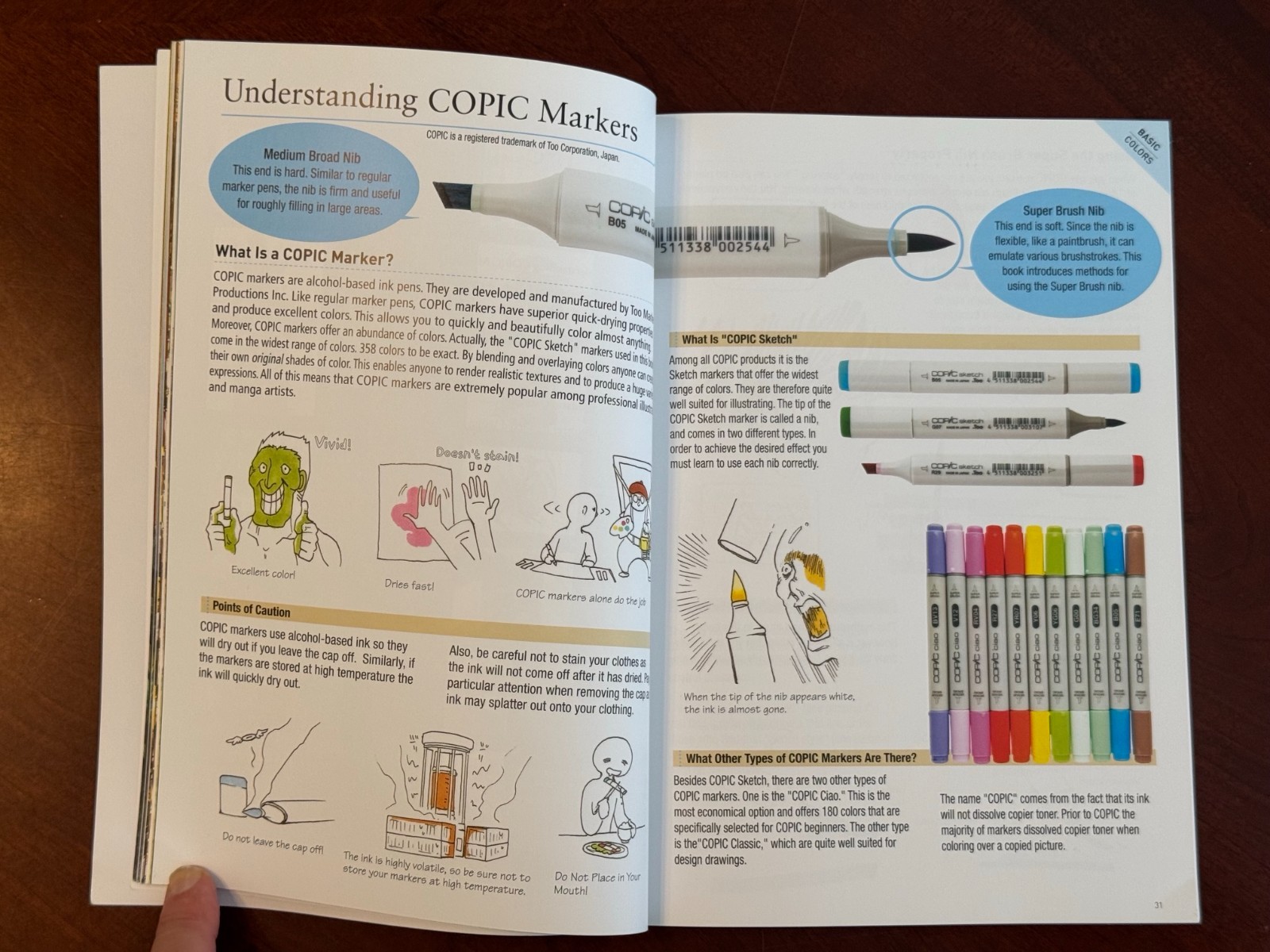 How to Render Eye-Catching Textures w COPIC Markers pb Yasaiko ART book